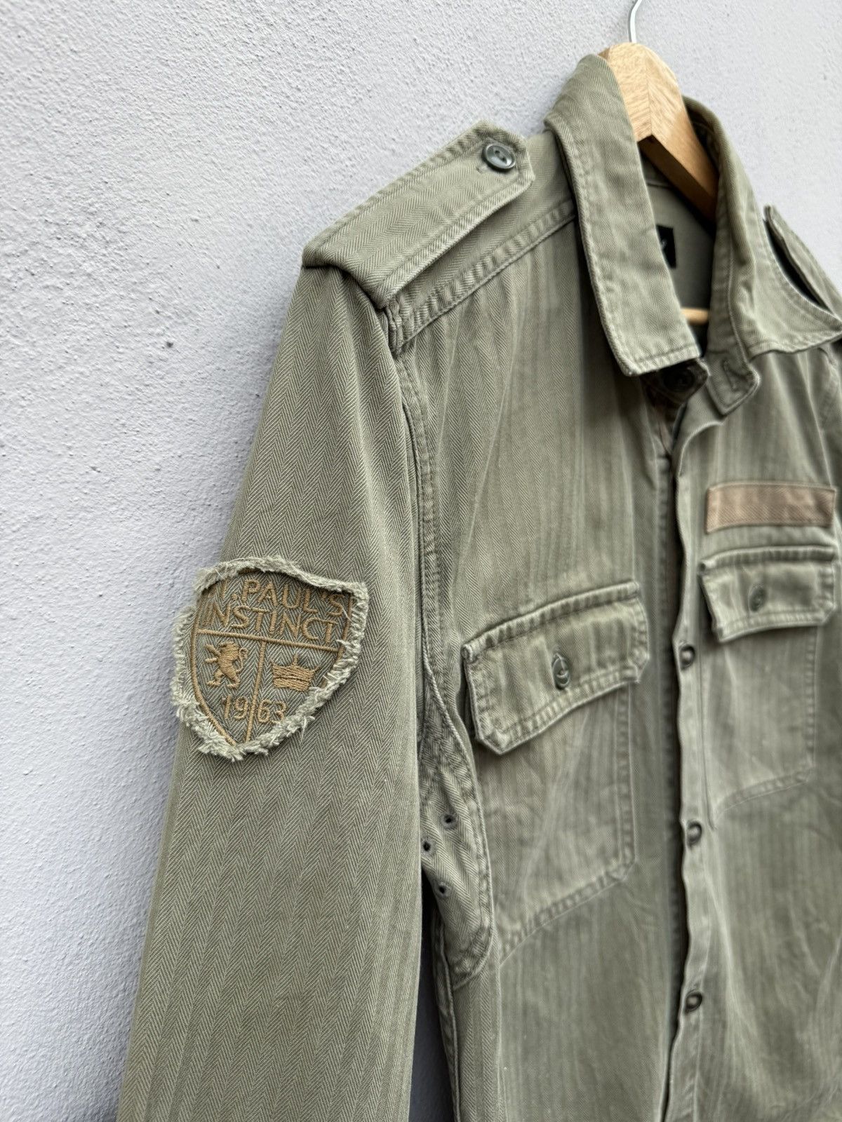 Lounge Lizard Lounge Lizard 60s Military Issued Herringbone Twill Army Size US S / EU 44-46 / 1 - 3 Thumbnail