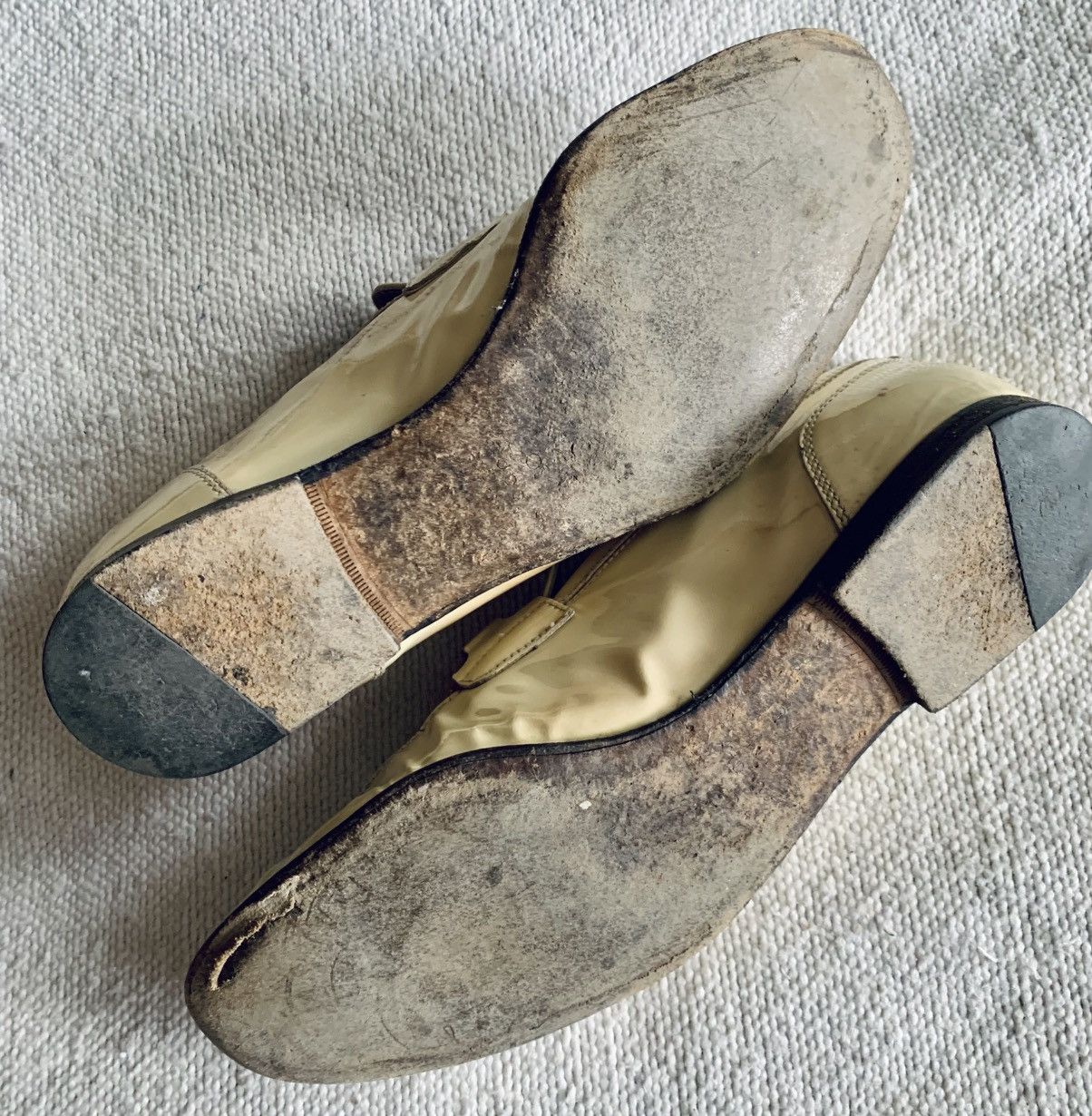 Gucci Gucci Brixton beige horsebit 35,5 loafer Size US 6 / IT 36 - 6 Thumbnail