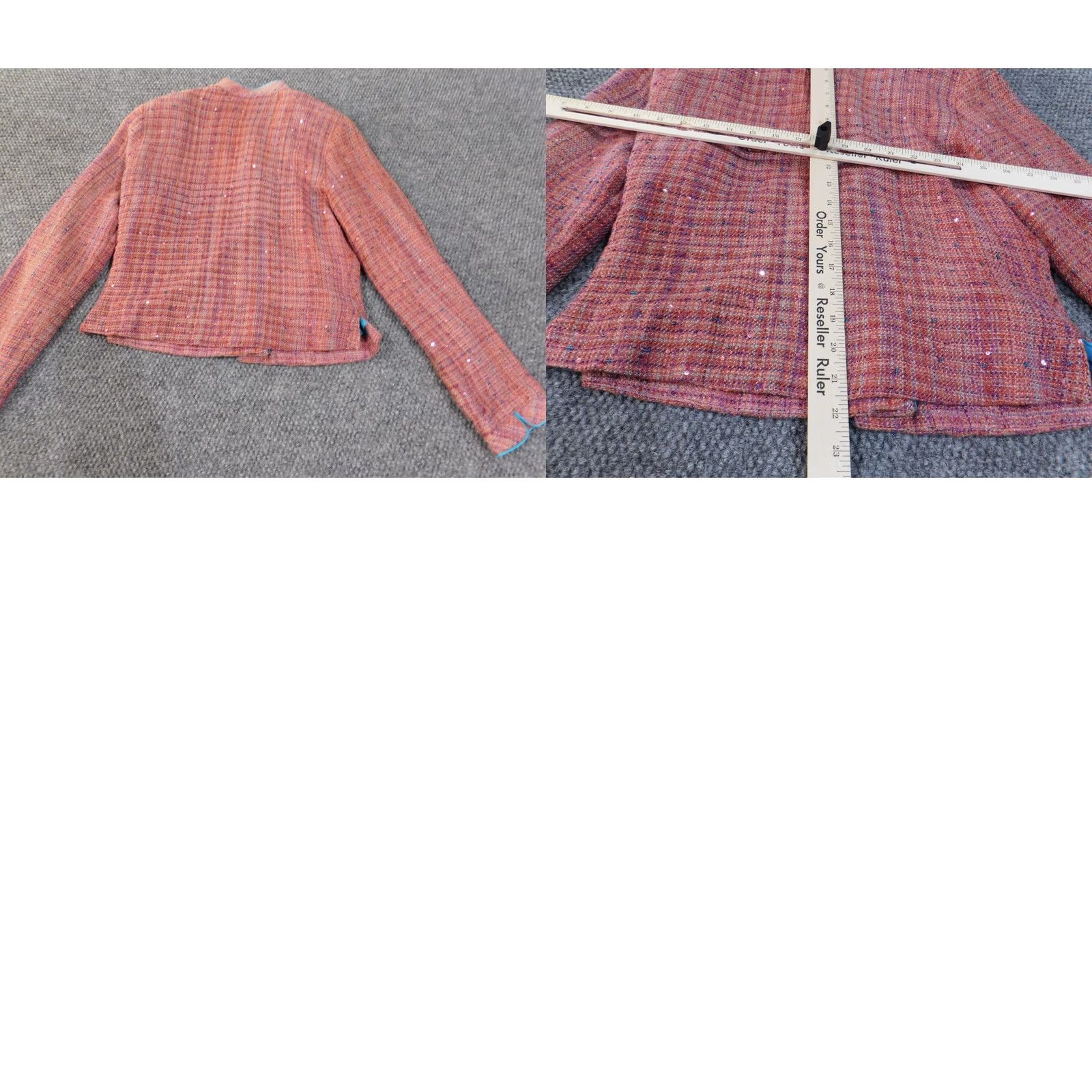 Pinko anage Jacket Pink Small Womens Cotton Casual Button Embroidered Mid-Length Solid Long Sleeve Classic Fall Spring Vintage No Size S / US 4 / IT 40 - 8 Thumbnail
