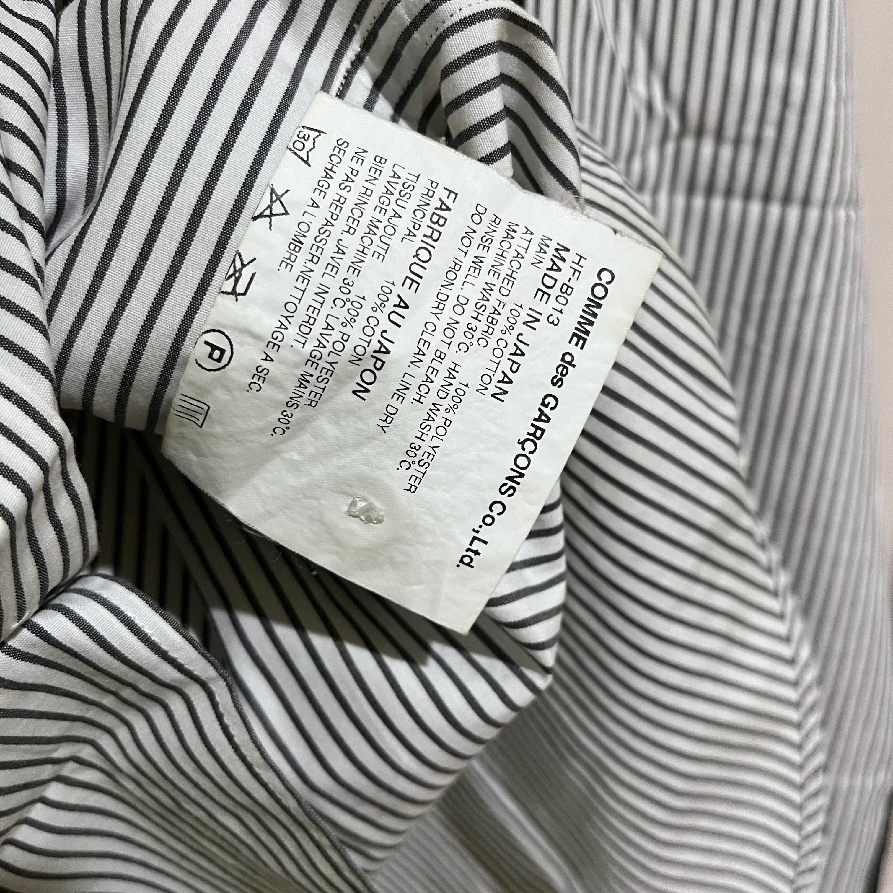 Comme des Garcons × Comme des Garcons Homme AD2010 Comme des garcons stripe line button up shirt Size US S / EU 44-46 / 1 - 7 Thumbnail