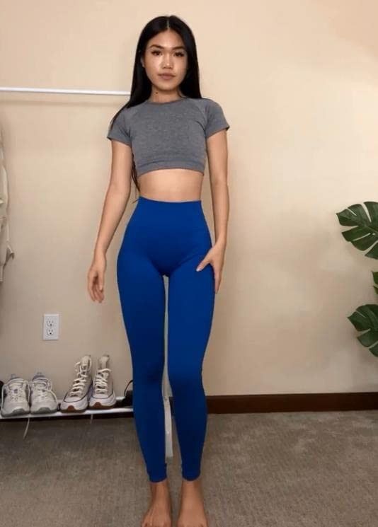 Other Women High Waisted Seamless Workout Leggings Gym Yoga Pants Size 35" - 1 Thumbnail
