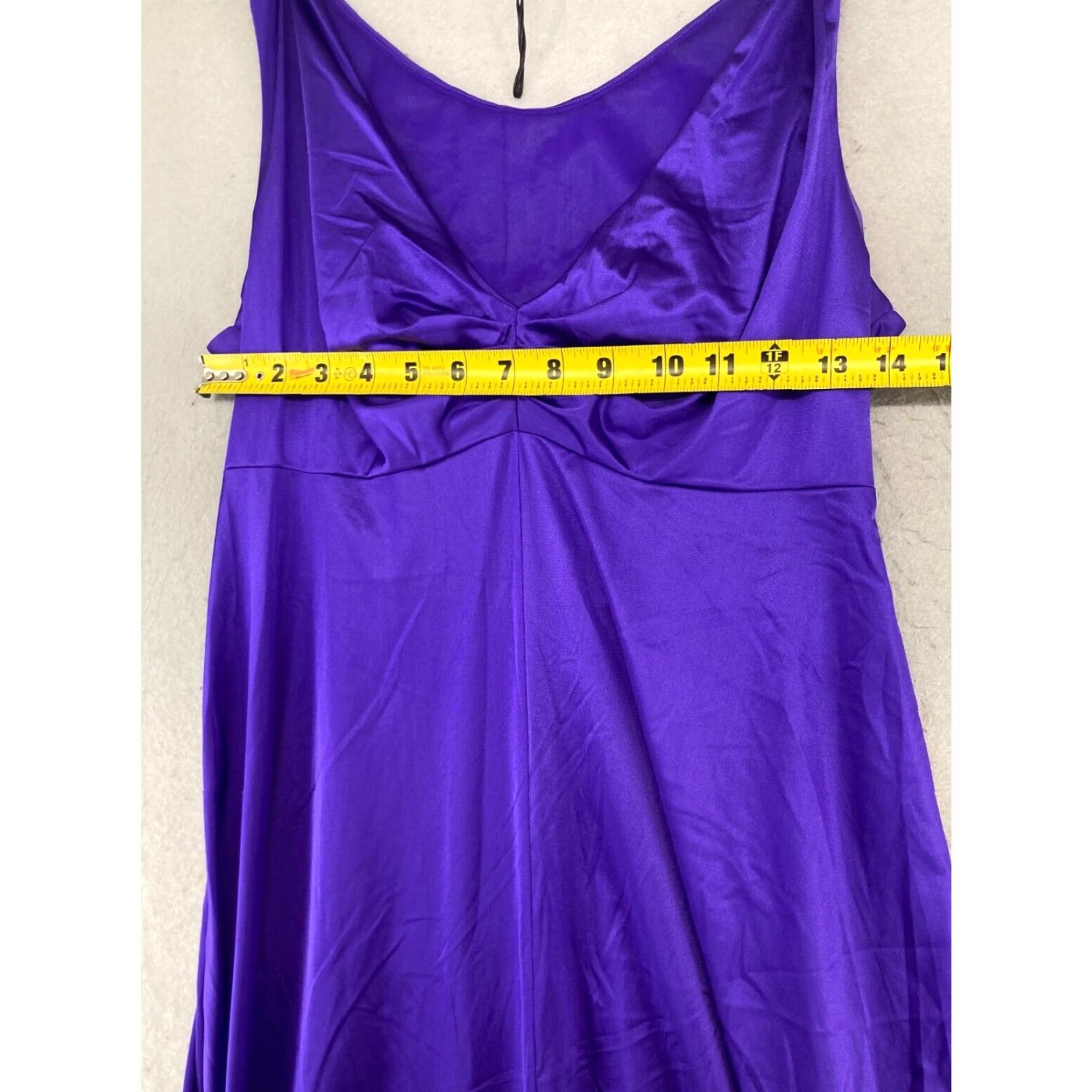 Vintage VINTAGE Vanity Fair Dress Womens 32 Purple Eveningwear Nylon 90s Womens Size XXS / US 00 / IT 34 - 3 Thumbnail