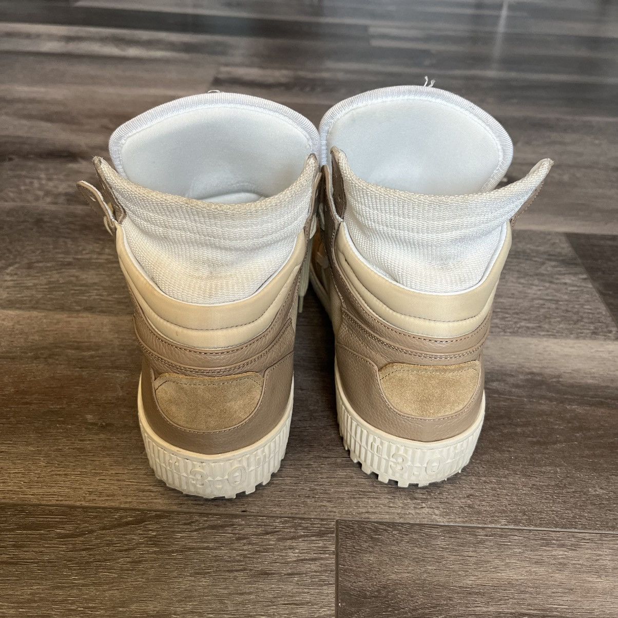 Off-White Off-White Tan Beige Cream 3.0 Off Court High Top Sneakers 43 Size US 10 / EU 43 - 6 Thumbnail