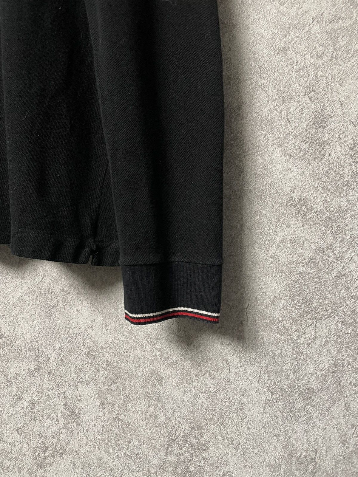 Lacoste Vintage Lacoste Black Long Sleeve Polo Shirt Size US M / EU 48-50 / 2 - 5 Thumbnail
