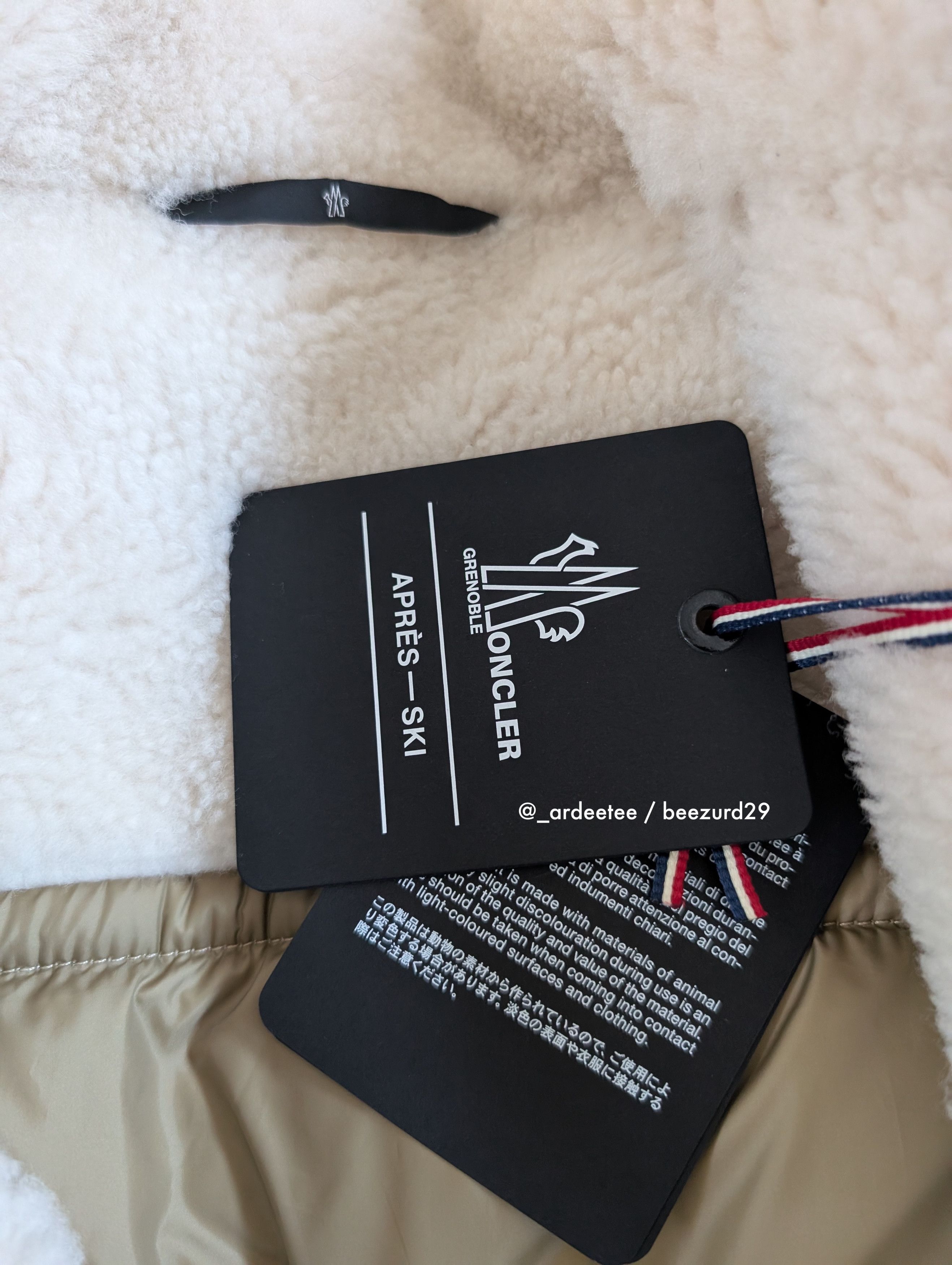 Moncler Grenoble *NEW* $8K SHEARLING LEATHER/DOWN ARGENS PUFFER JACKET Size US M / EU 48-50 / 2 - 16 Thumbnail