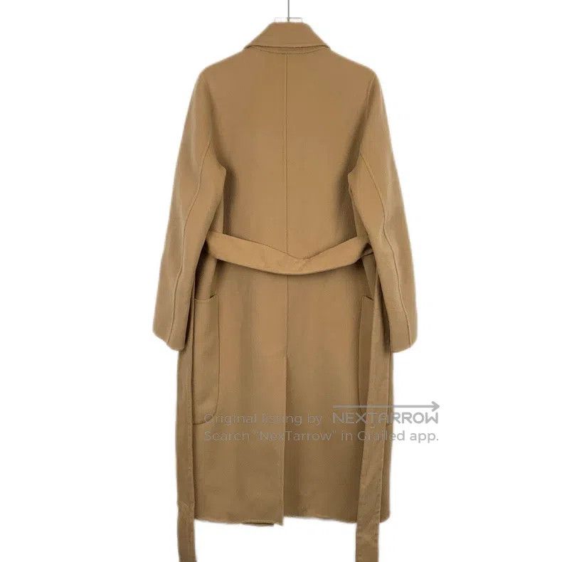 Acne Studios Acne Studios Brown Wool Single Button Notched Collar Belte Size XXS / US 00 / IT 34 - 2 Thumbnail