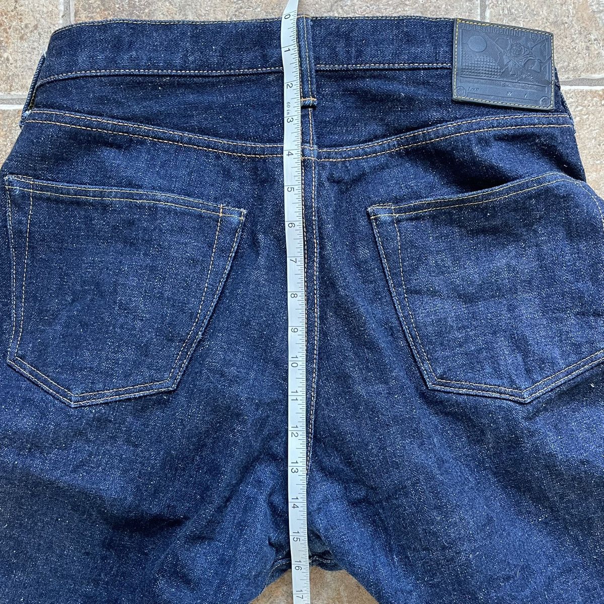 Samurai Jeans Samurai Jeans S211AX 18oz Ai Benkei, Relaxed Tapered, 35x32 Size US 35 - 11 Thumbnail