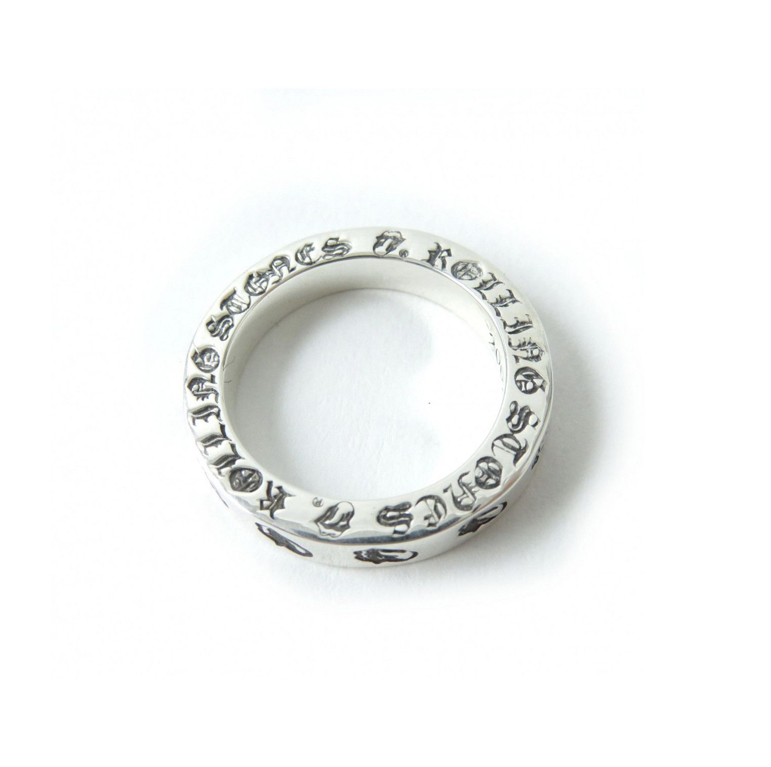 Chrome Hearts CHROME HEARTS ROLLING STONES 3MM SPACER RING US 5 Size ONE SIZE - 4 Thumbnail