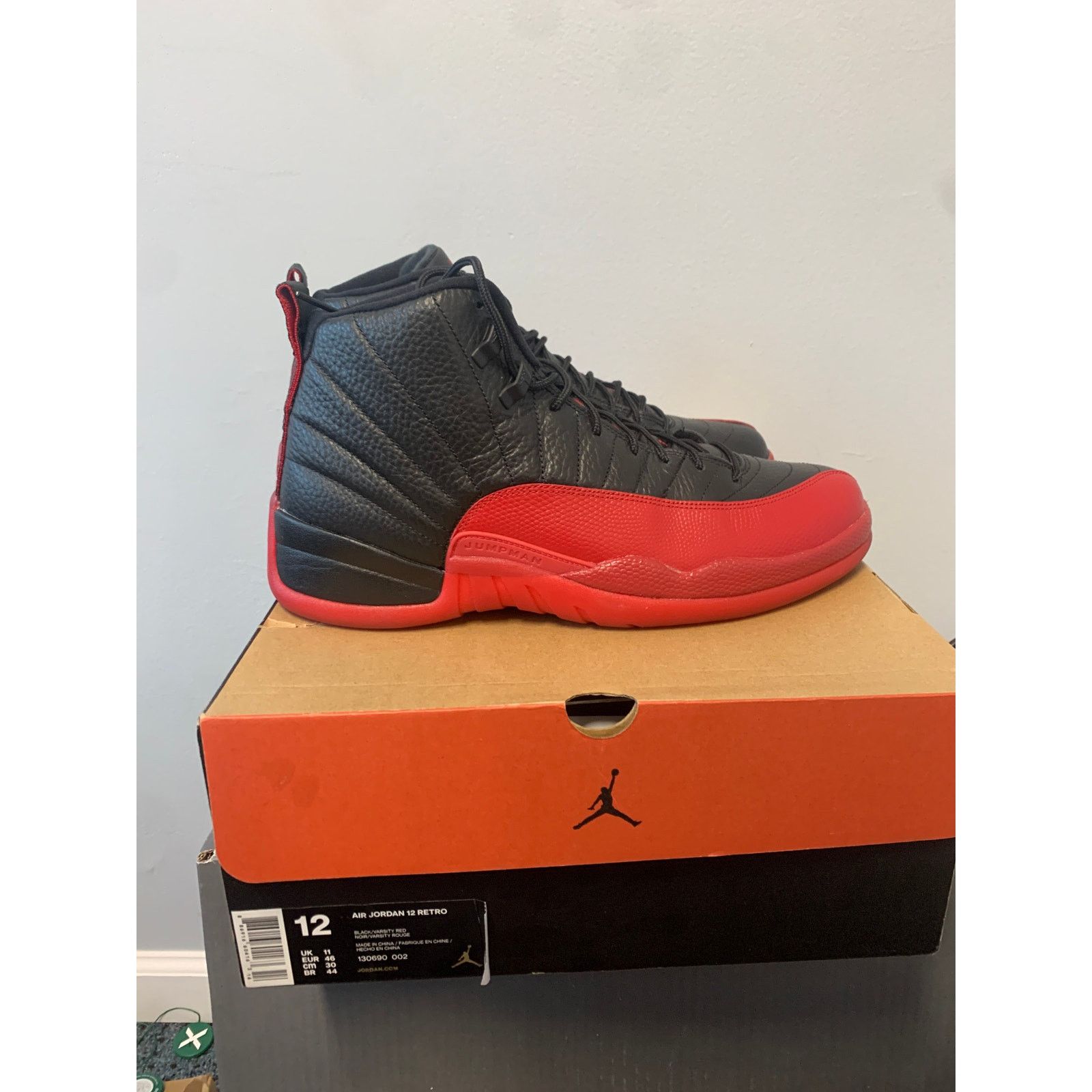 Nike Nike Air Jordan 12 Flu Game 2016 Size 12 Worn Once SHIPS NOW Size US 12 / EU 45 - 1 Thumbnail