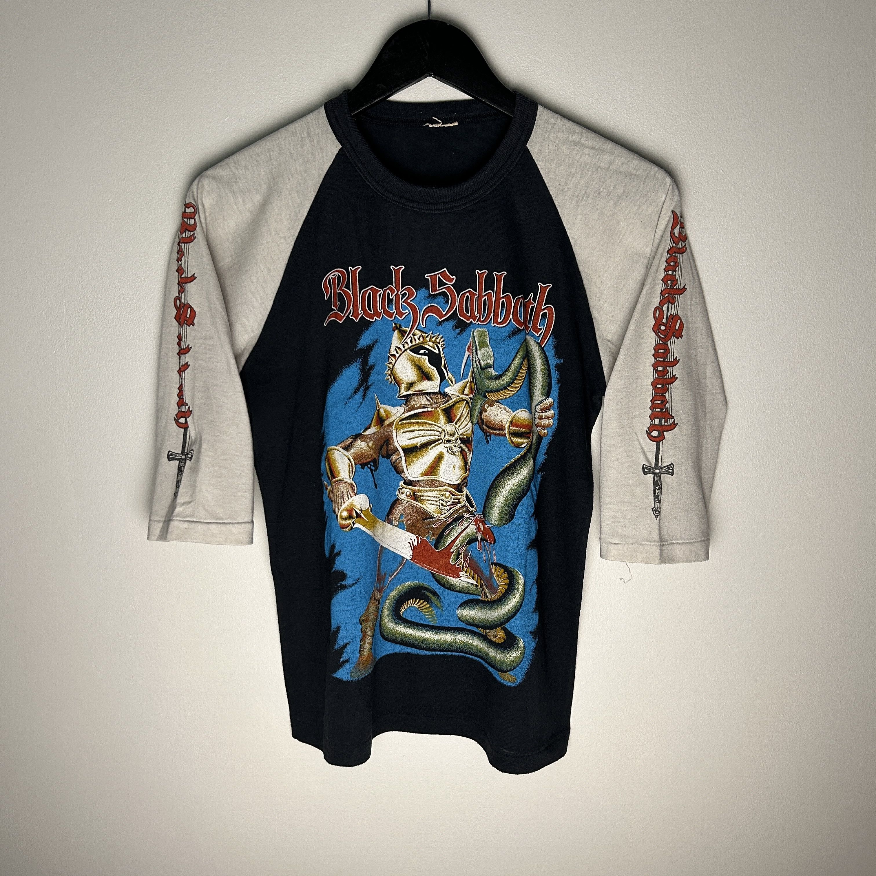 Band Tees Vintage Black Sabbath 70's Raglan Band T-shirt Size US S / EU 44-46 / 1 - 1 Thumbnail