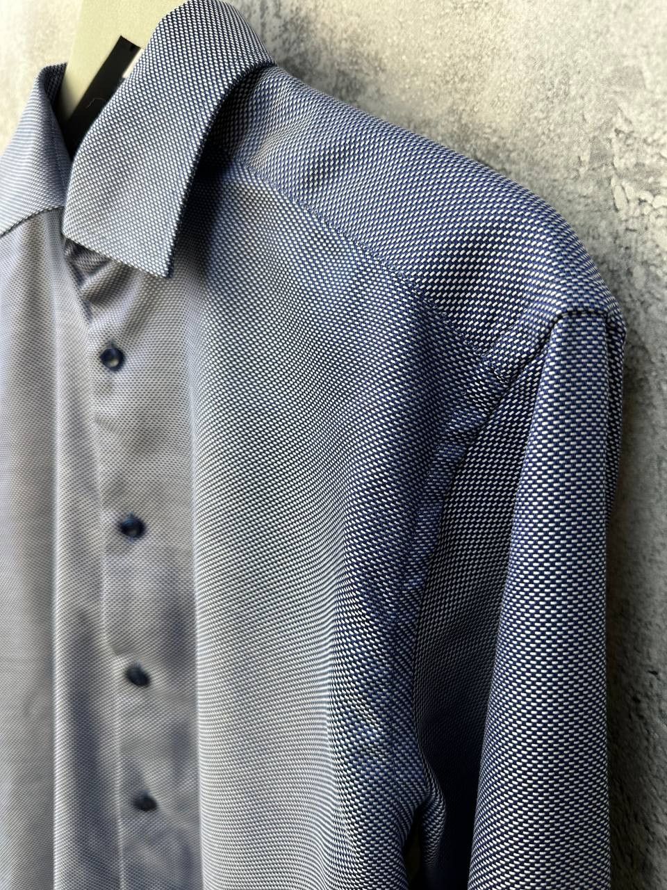 Designer ETON Contemporary Shirt like Knit Luxury Button Up Size US L / EU 52-54 / 3 - 6 Thumbnail