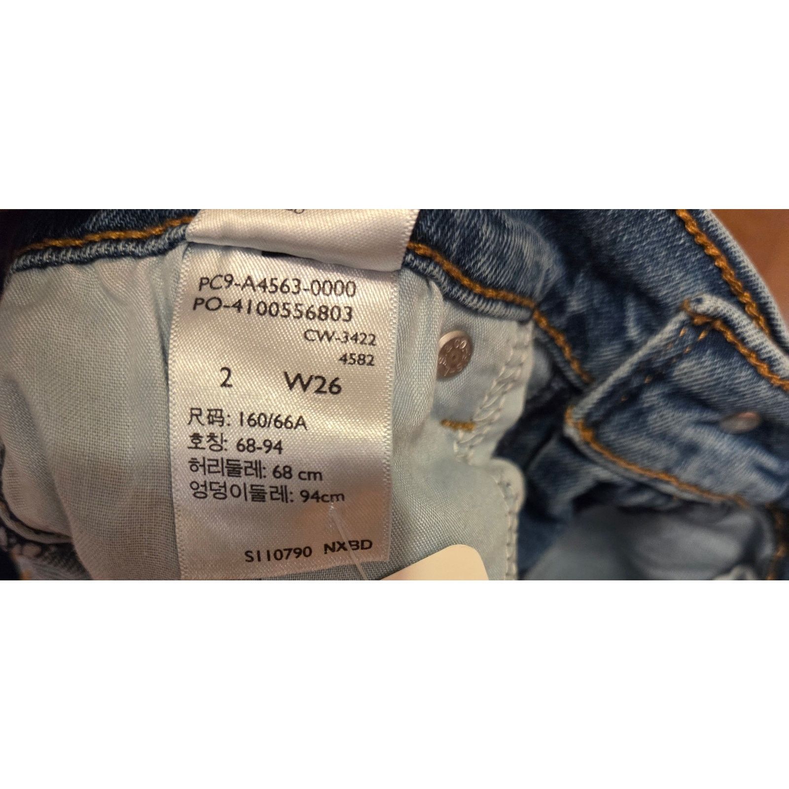 Levi's Levi's Denizen Vintage High Rise Denim Jean Shorts Size 26" / US 2 / IT 38 - 4 Thumbnail