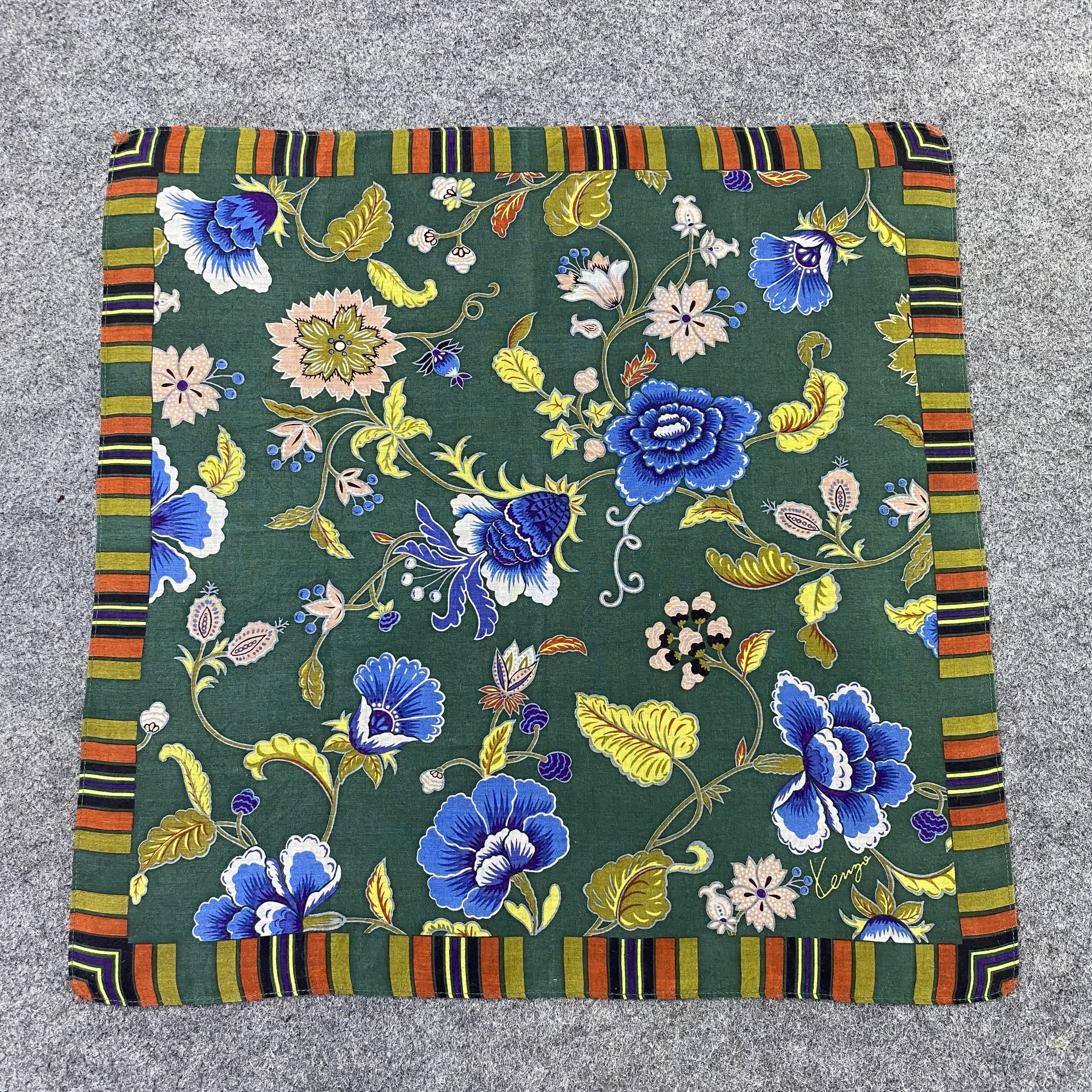 Kenzo Kenzo Handkerchief Neckerchief Bandana-B1567 Size ONE SIZE - 3 Thumbnail