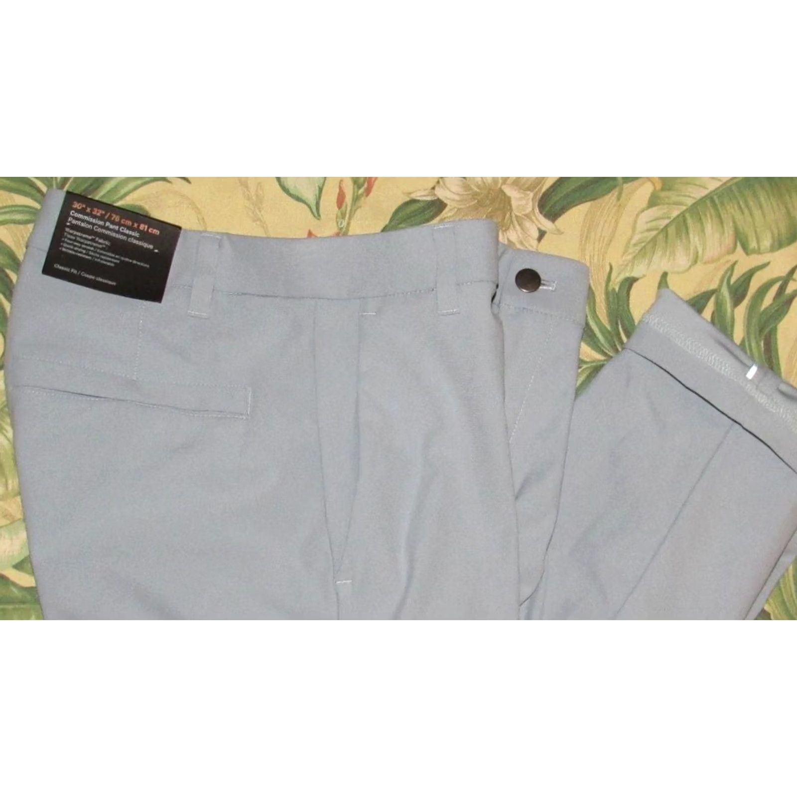 Lululemon LULULEMON Grey Commission Classic Fit Pants 30 x 30 NWT Mens Regular Inseam 30 Color Gray Chino 30x30 Size US 30 / EU 46 - 2 Thumbnail