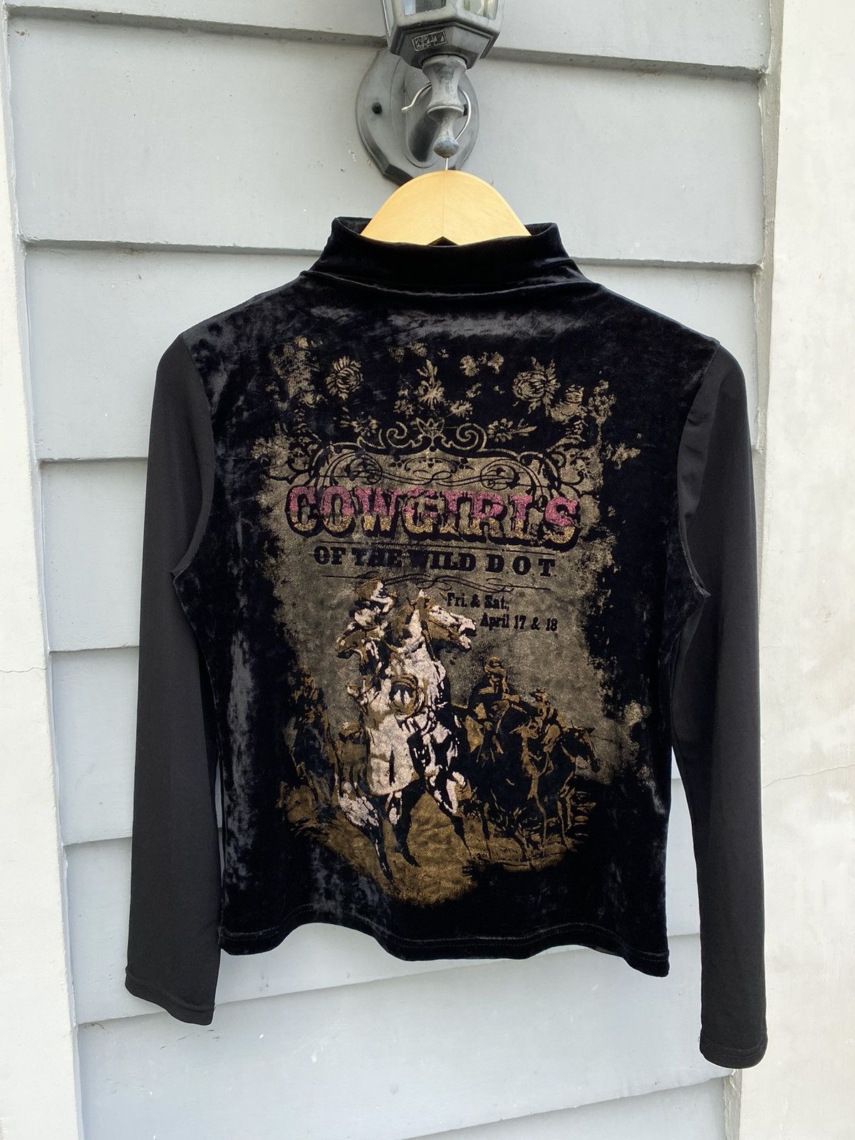Vintage Cowgirls Wild One Dot Highneck Longsleeves Size S / US 4 / IT 40 - 1 Thumbnail
