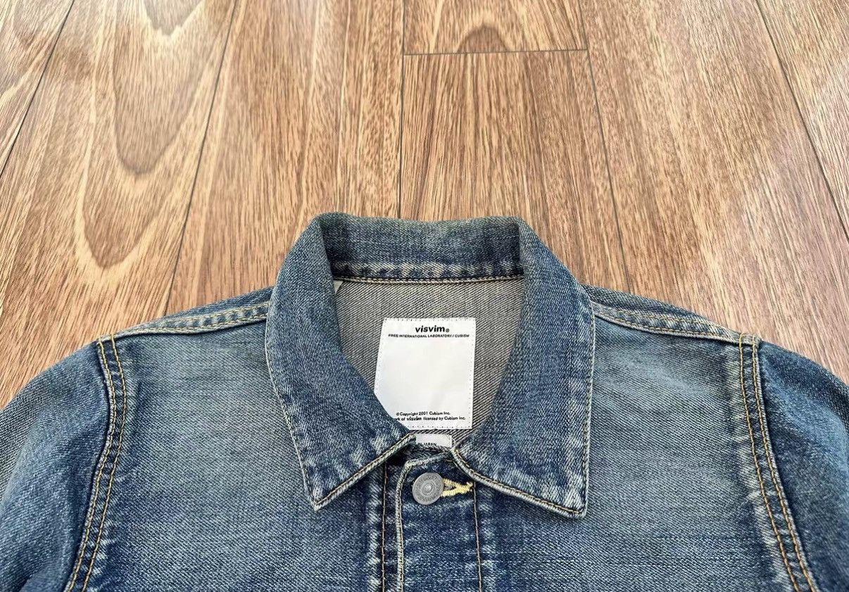 Visvim VISVIM SS 103 JKT DAMAGED Washed denim jacket Size US S / EU 44-46 / 1 - 3 Thumbnail