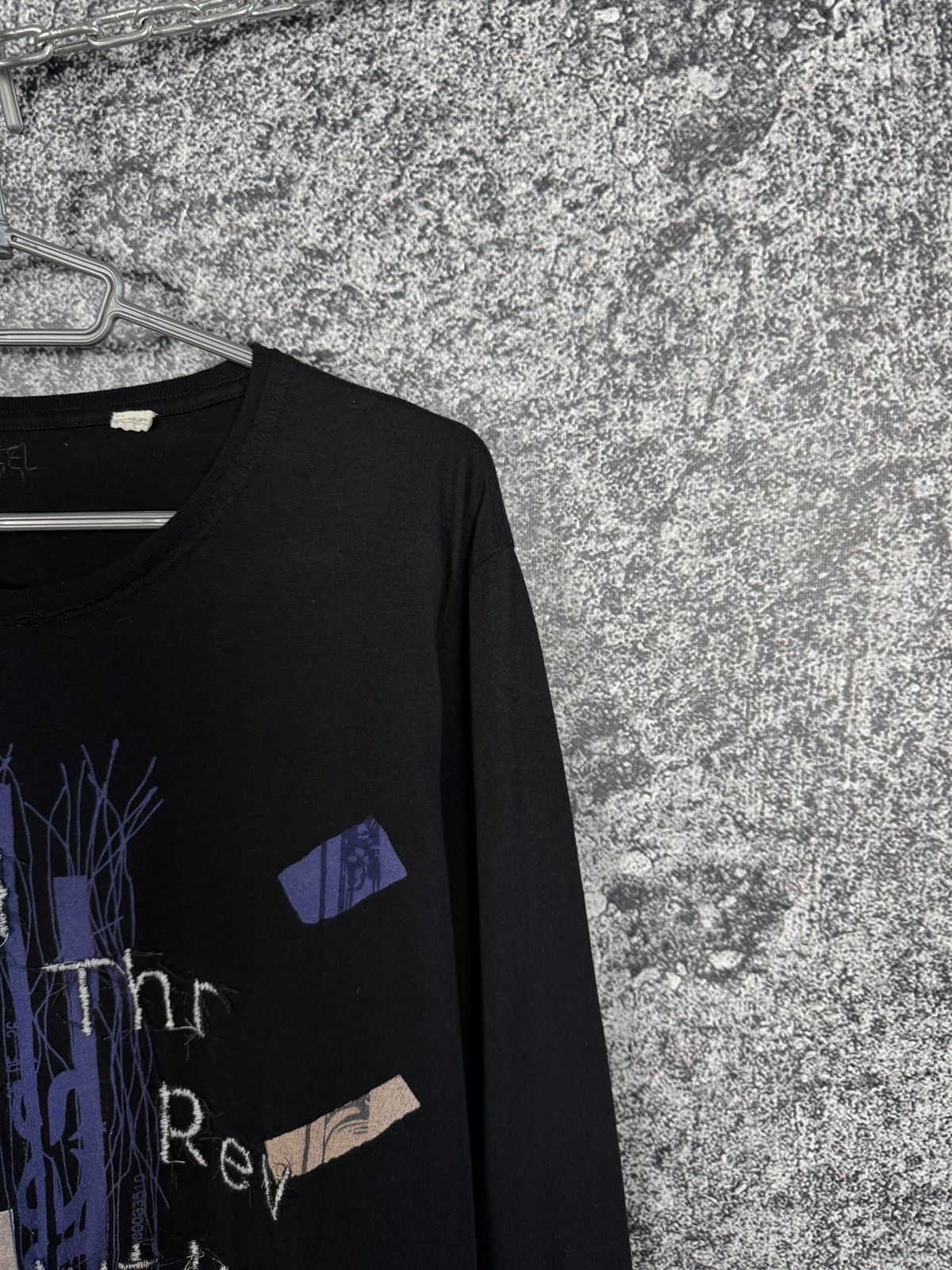 Diesel Men’s Diesel Long Sleeve Graphic T-Shirt Black Size XL Size US XL / EU 56 / 4 - 2 Thumbnail