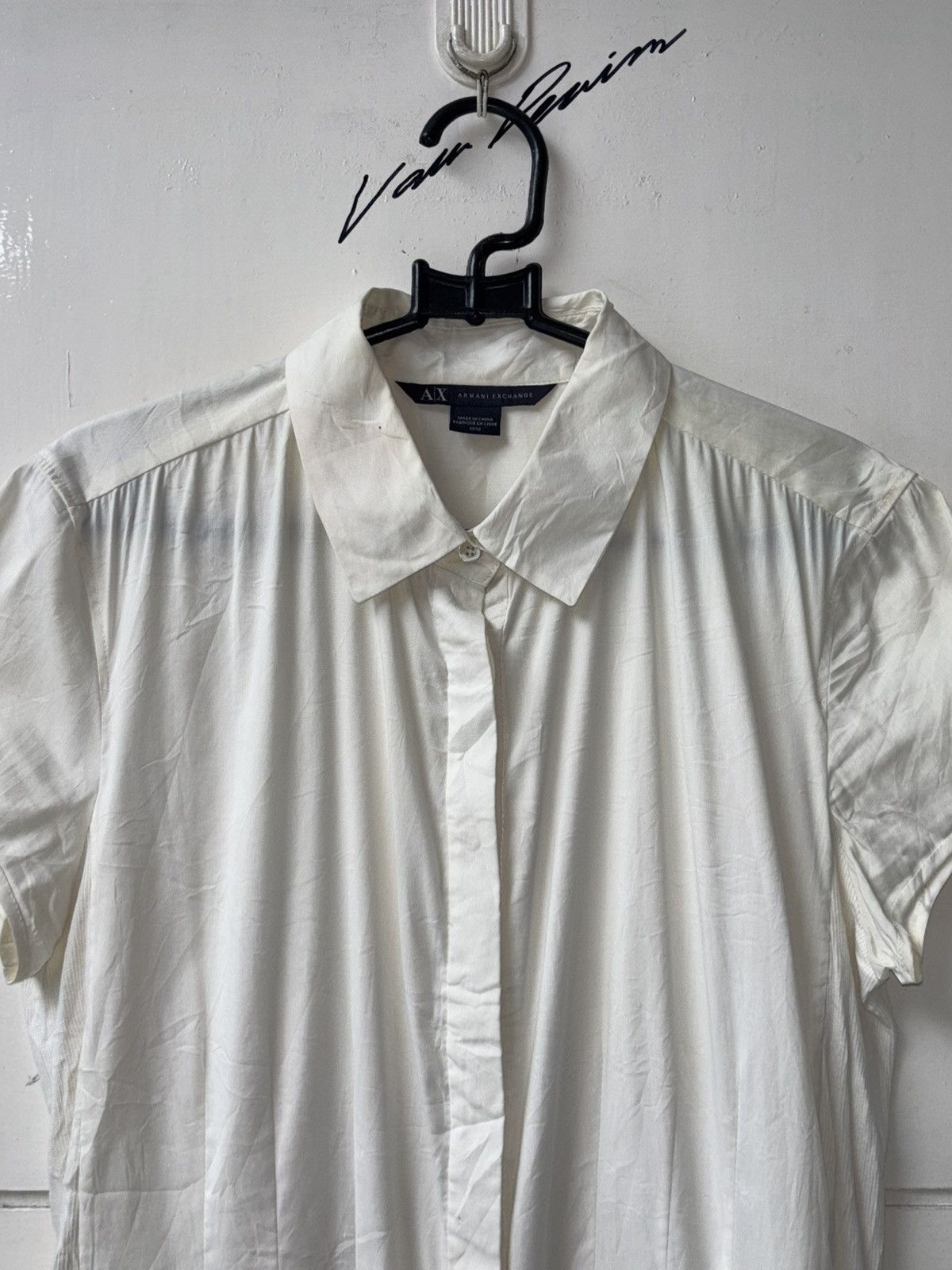 Armani Exchange ARMANI EXCHANGE White Shirt Size US XS / EU 42 / 0 - 13 Thumbnail