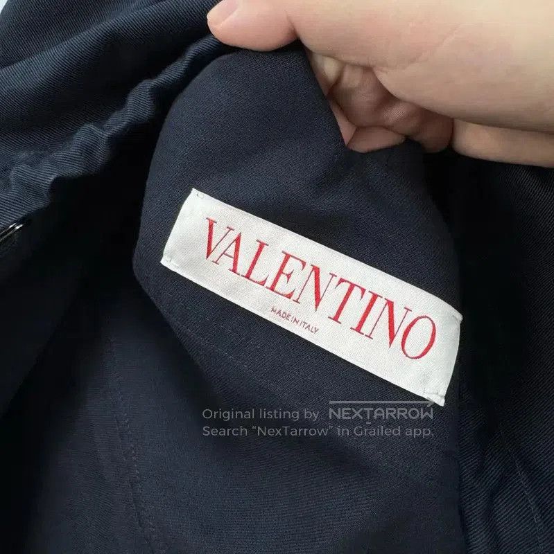 Valentino Valentino Embroidered Black Cotton Jacket for Men . Size US M / EU 48-50 / 2 - 5 Thumbnail