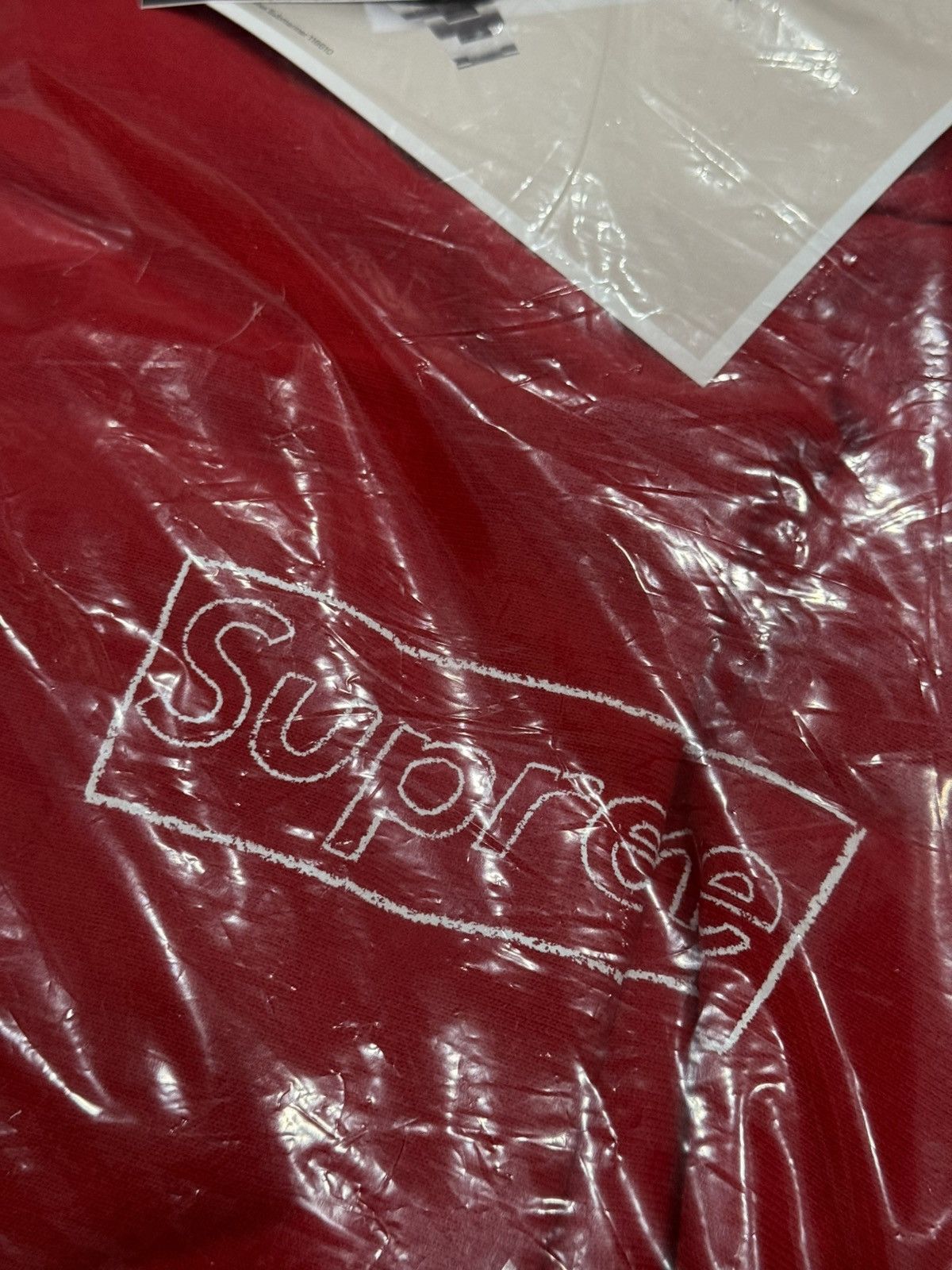 Kaws × Supreme Supreme Kaws Box Logo Hoodie (Chalk Logo Hoodie) Size US XXL / EU 58 / 5 - 3 Thumbnail
