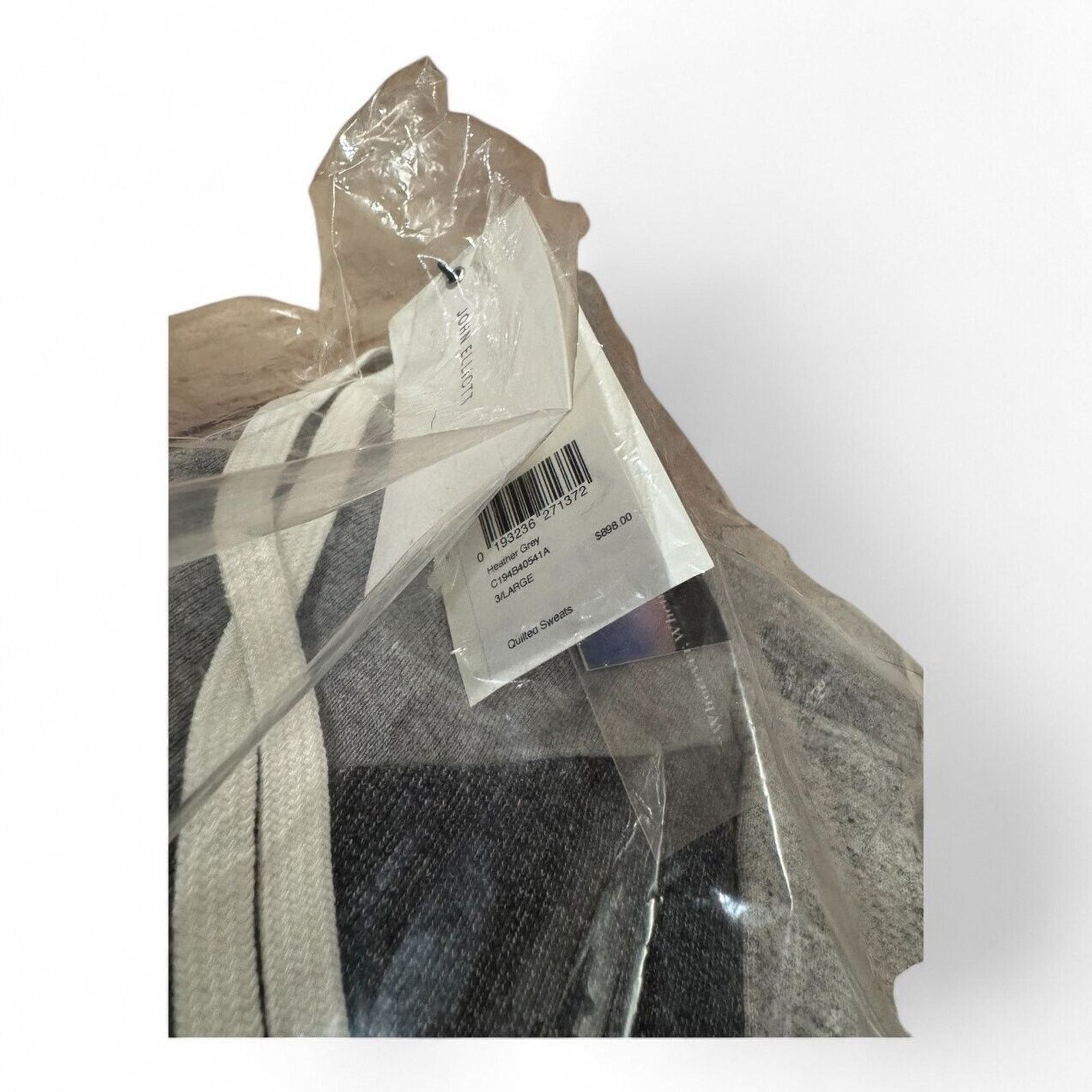 John Elliott John Elliott Quilted Heather Grey Sweatpants Sz 3 / Large Size US 36 / EU 52 - 9 Thumbnail