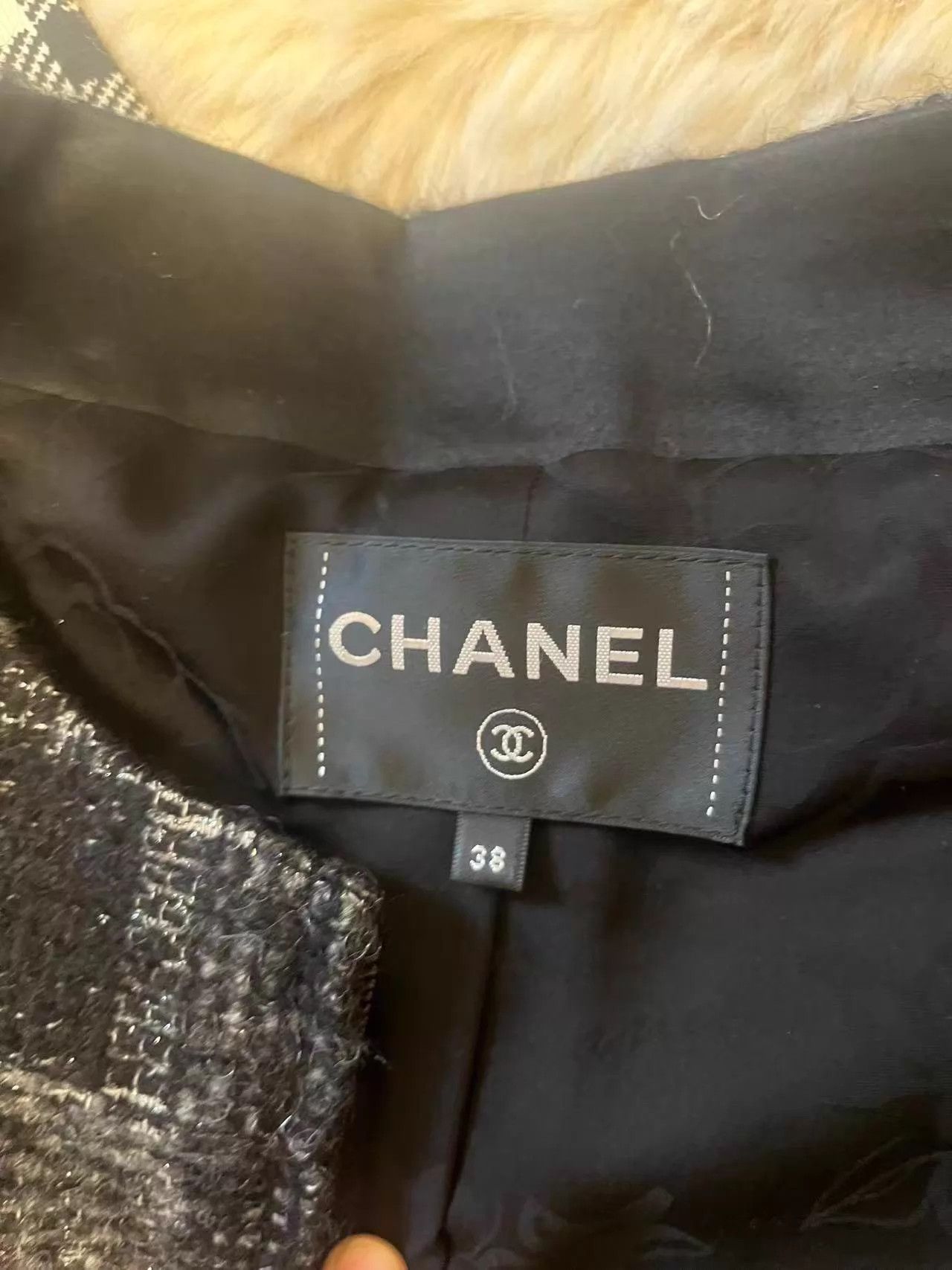 Chanel Chanel 16K Black White Glencheck Layered Jacket Size 38 Size S / US 4 / IT 40 - 3 Thumbnail