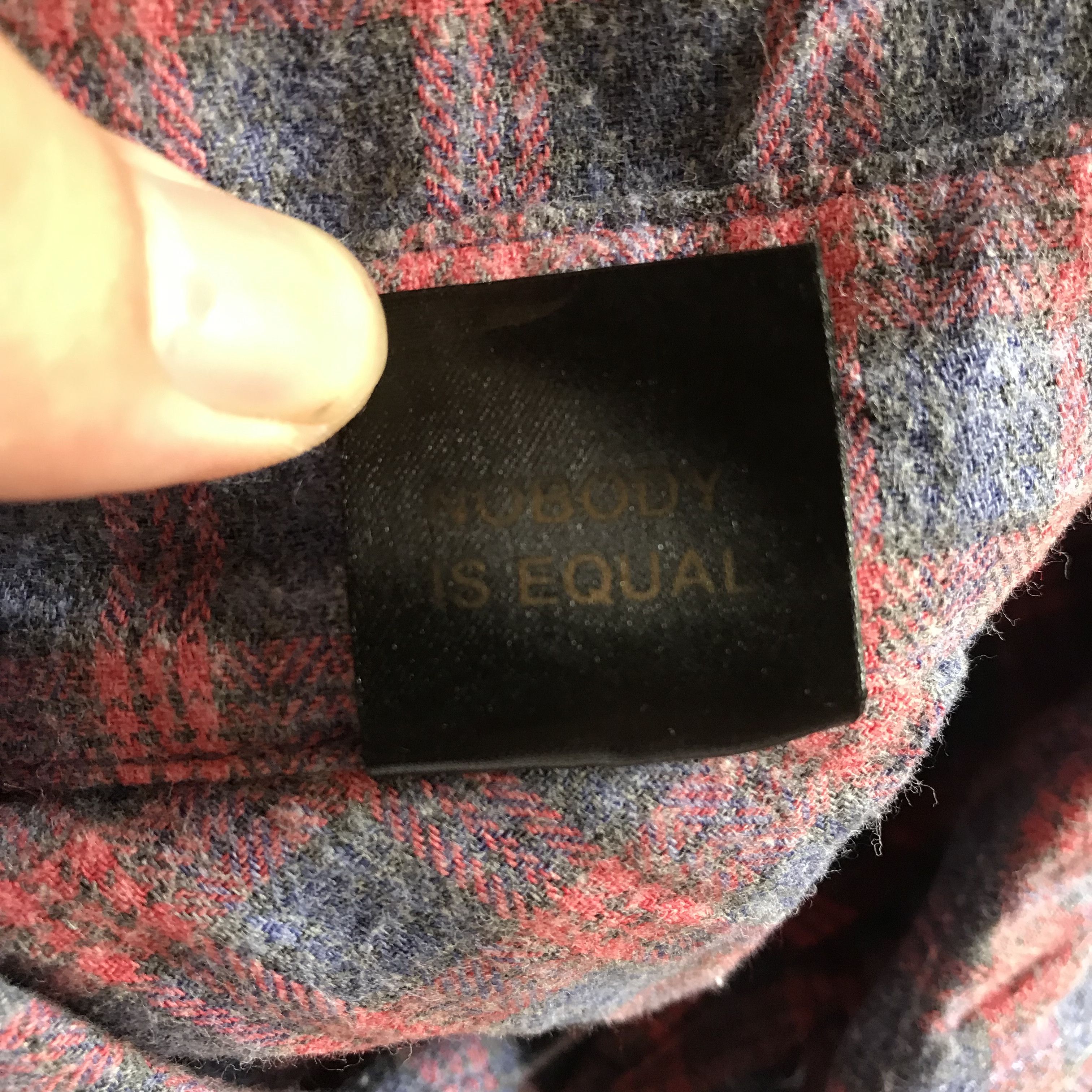 Japanese Brand Vintage Kissmark Japan Flanne Gingham Tartan shirt Size US M / EU 48-50 / 2 - 7 Thumbnail