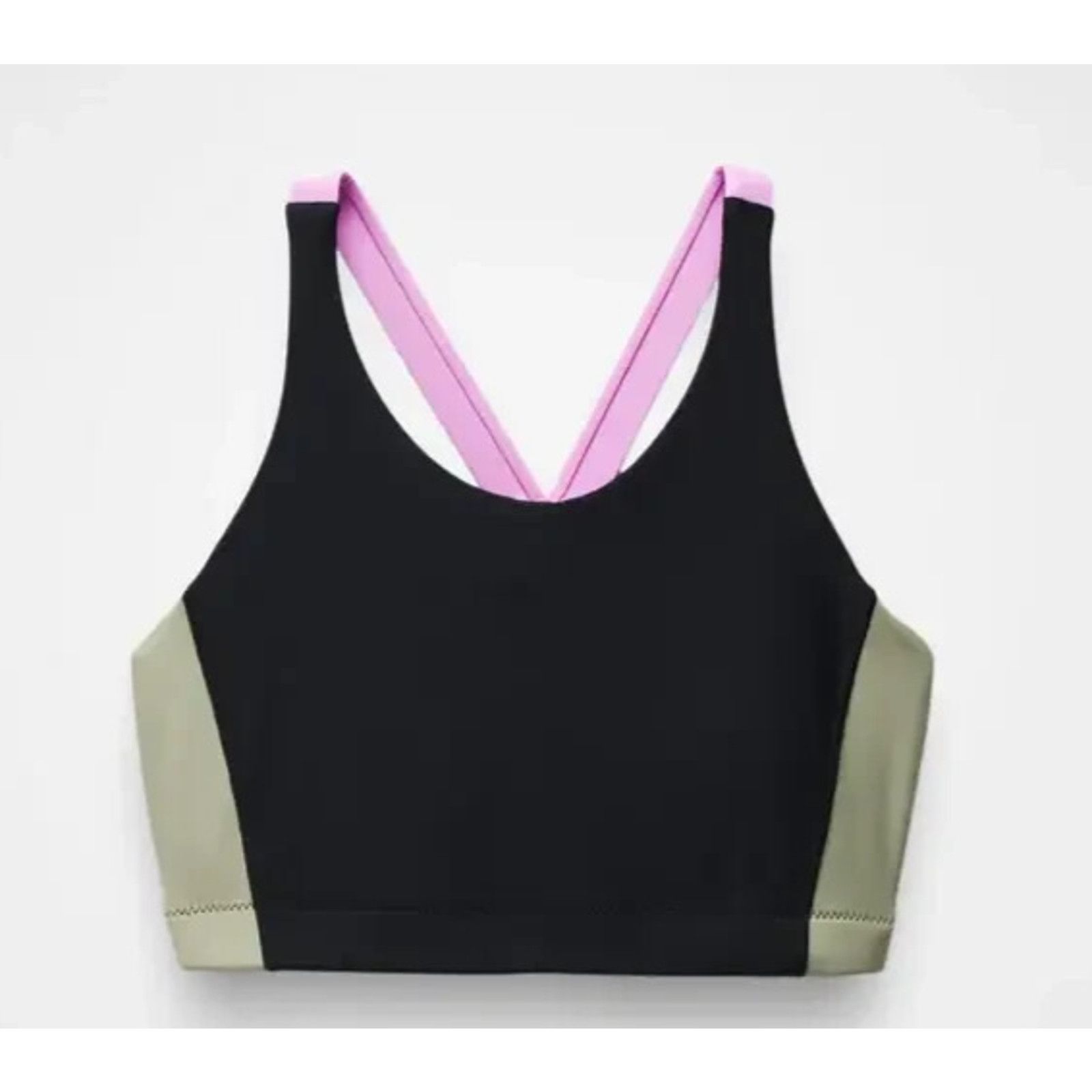 Prana Prana Bikini Top Womens Small Baja Bound Black Color Block Size S / US 4 / IT 40 - 1 Thumbnail