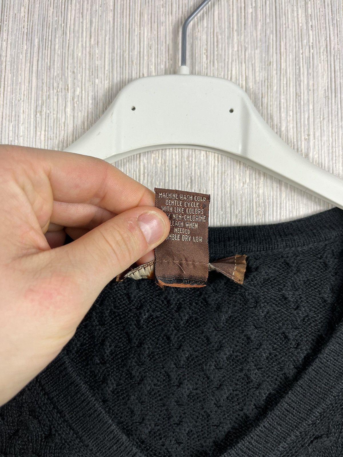 Designer × Tasso Elba × Vintage Tasso Elba cable knit sweater weave braid knitted old money Size US XL / EU 56 / 4 - 15 Thumbnail