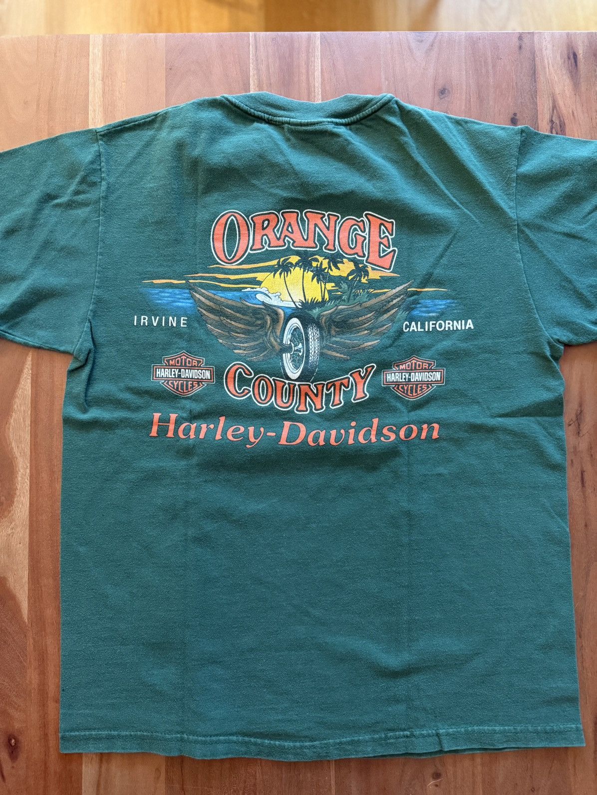 Vintage VINTAGE HARLEY DAVIDSON TEE (M) Size US M / EU 48-50 / 2 - 2 Thumbnail