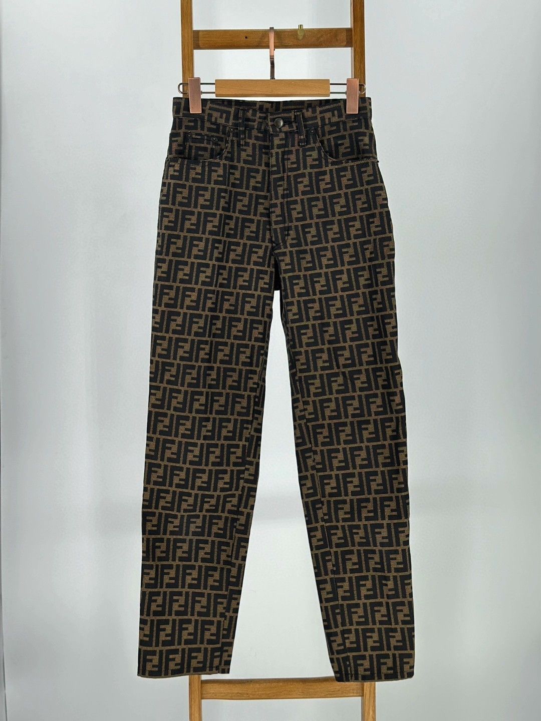 Fendi Fendi Classic Monogram Trousers Size 28" / US 6 / IT 42 - 1 Thumbnail