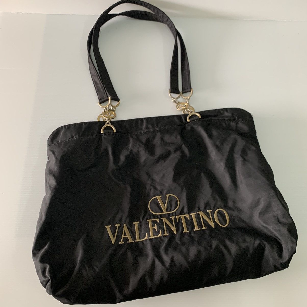 Valentino Valentino Black Tote Bag Size ONE SIZE - 2 Thumbnail