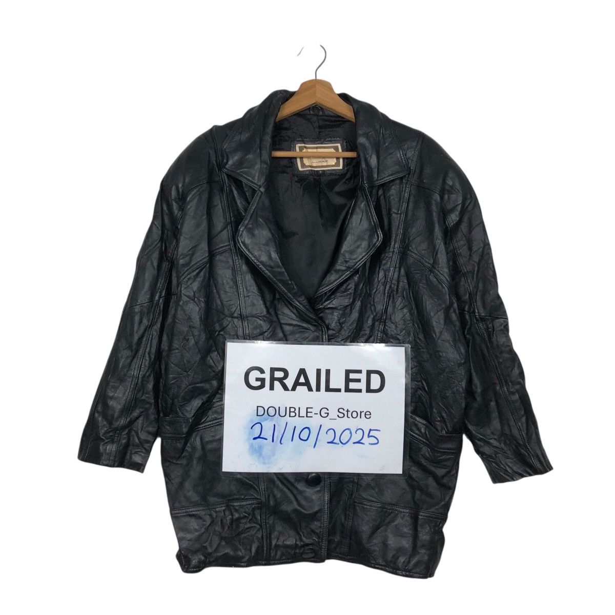 Japanese Brand 📌Vintage Chore Leather Jacket Elcoint Issey Miyake Size US M / EU 48-50 / 2 - 1 Thumbnail