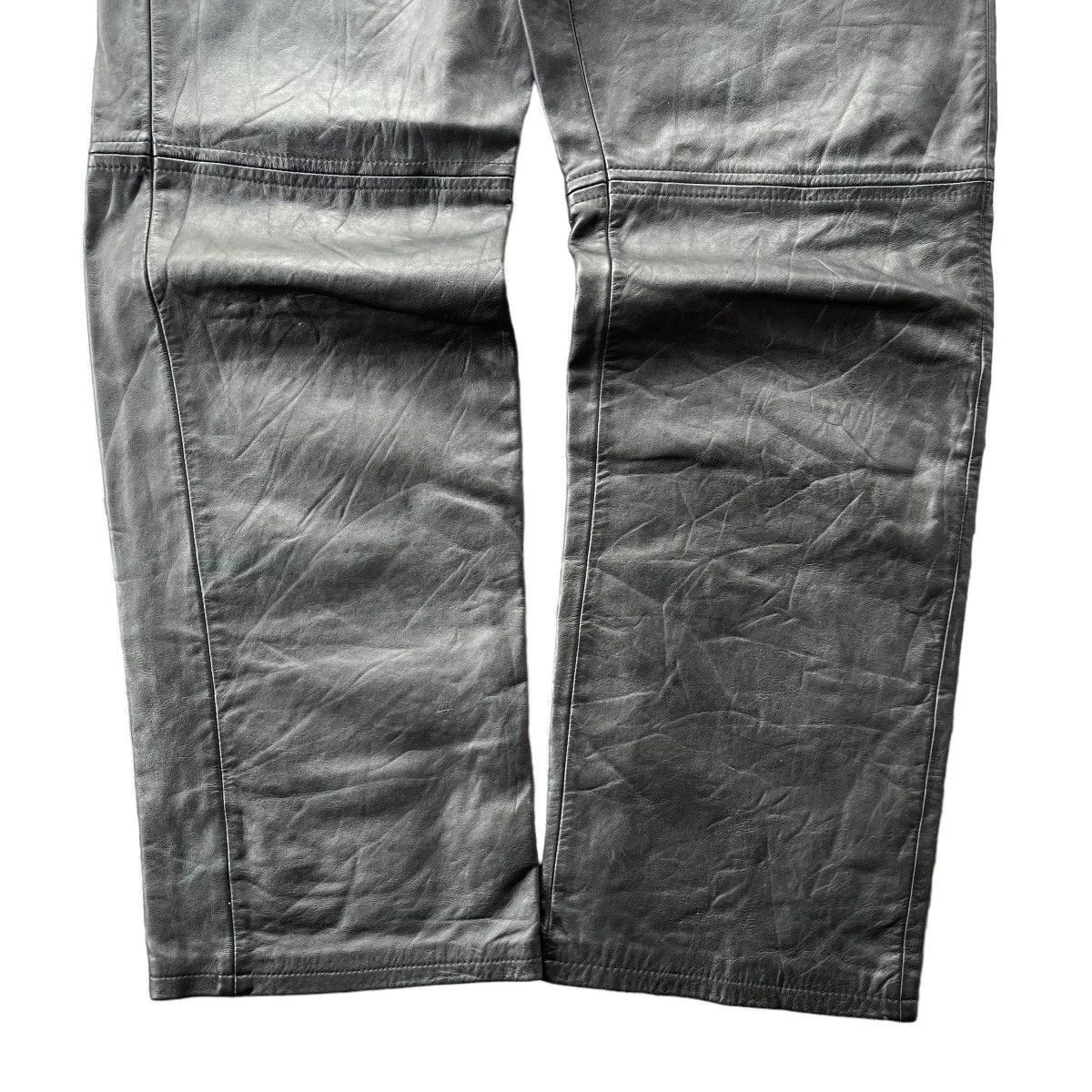 PPFM Vintage PPFM Leather Biker Pants Size US 29 - 7 Thumbnail