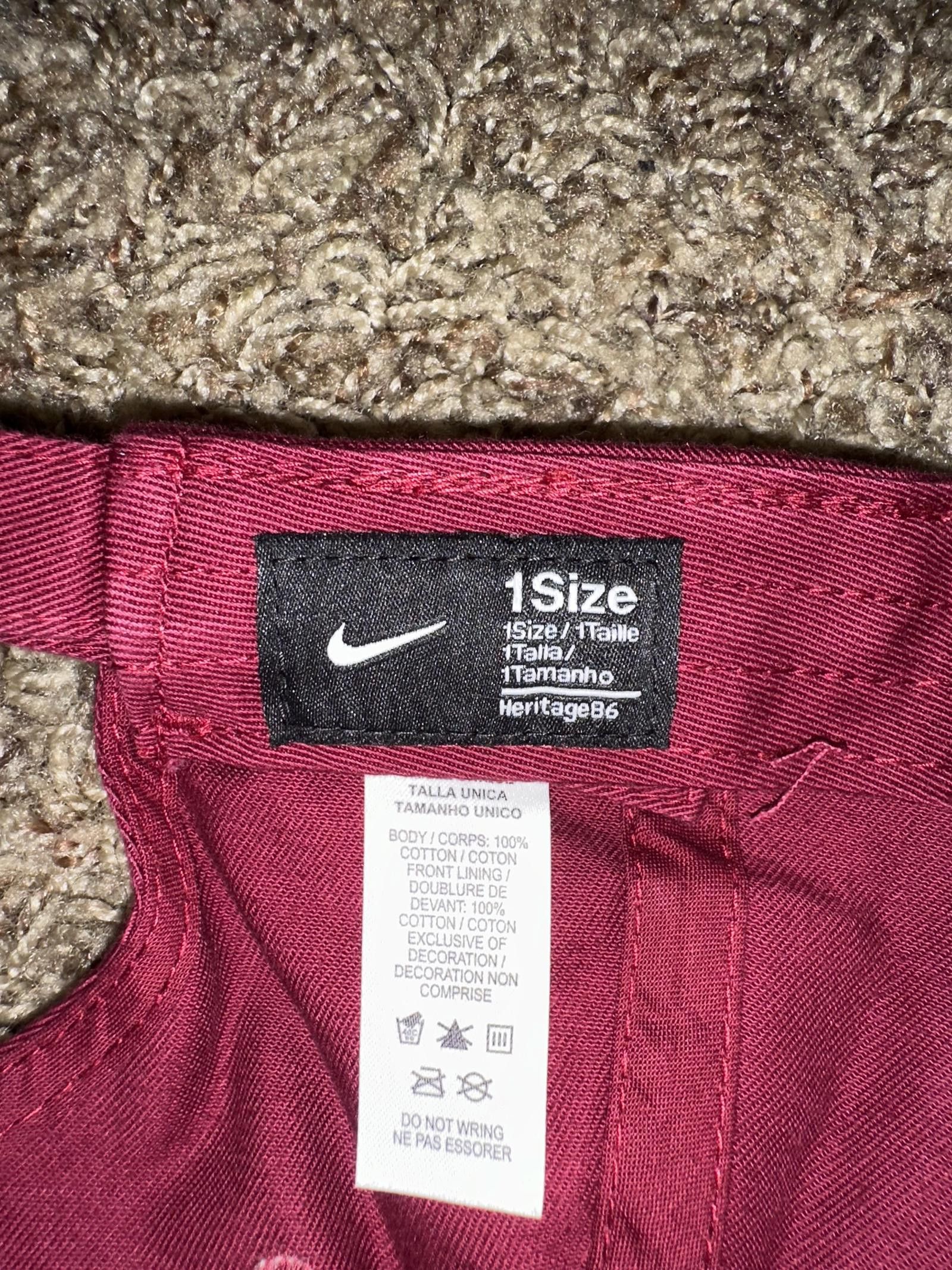 Nike Nike FSU Futura Swoosh Seminoles Campus Cap Size ONE SIZE - 9 Thumbnail