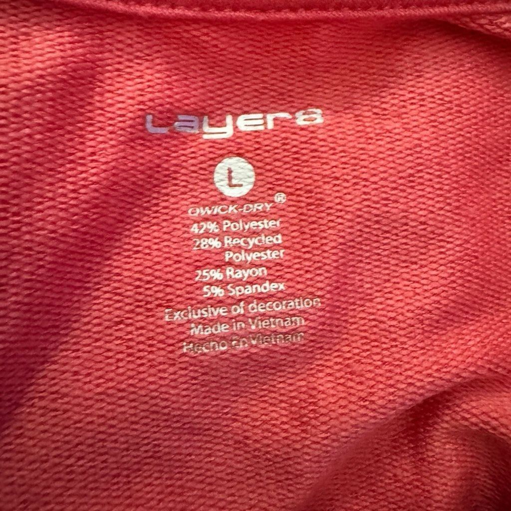 Layer 8 Layer 8 Pink Quick-Dry Oversized Short Sleeve Tee Shirt Women’s Large Size L / US 10 / IT 46 - 3 Thumbnail