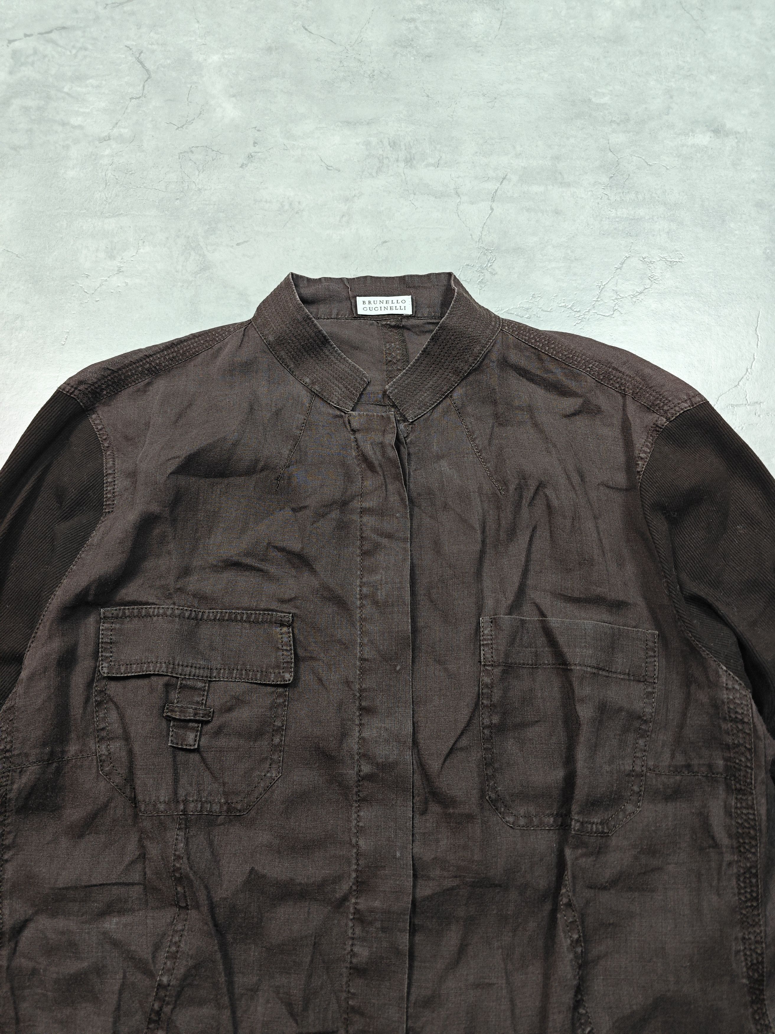 Brunello Cucinelli Brunello Cucinelli Vintage Luxury Shirt Size S / US 4 / IT 40 - 2 Thumbnail