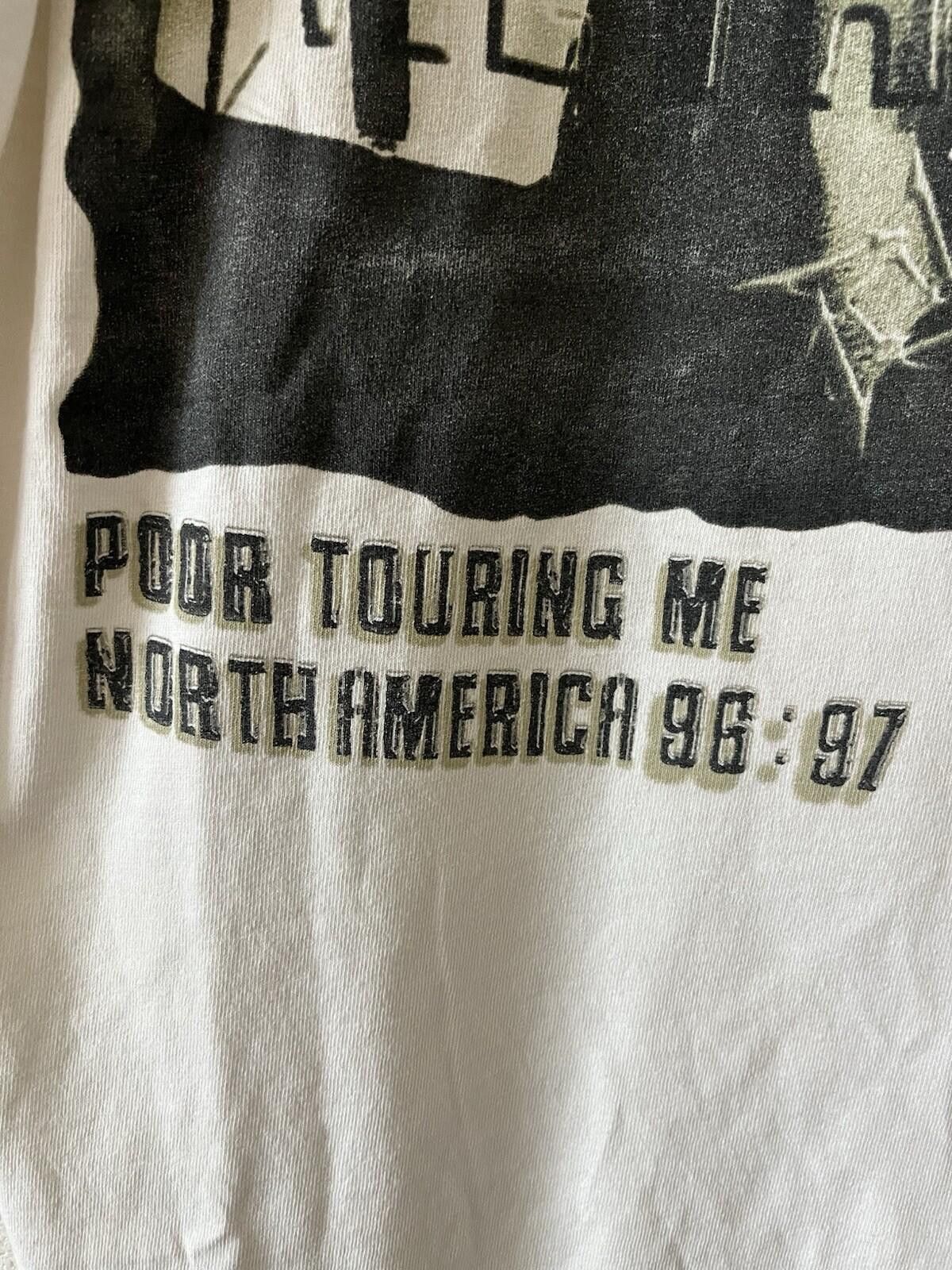 Metallica Vintage 1996 Metallica Poor Touring Me Tee XL Gian Size US XL / EU 56 / 4 - 4 Thumbnail
