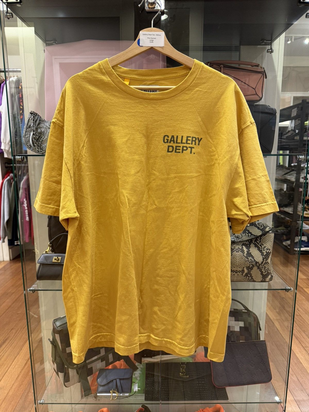 Gallery Dept. Gallery Dept Souvenir Tee - Yellow Size US L / EU 52-54 / 3 - 1 Thumbnail