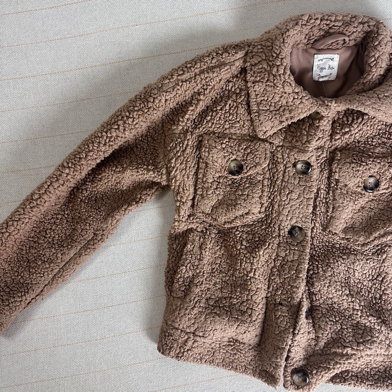 Other Hippe Rose faux fur brown jacket women Size S / US 4 / IT 40 - 5 Thumbnail