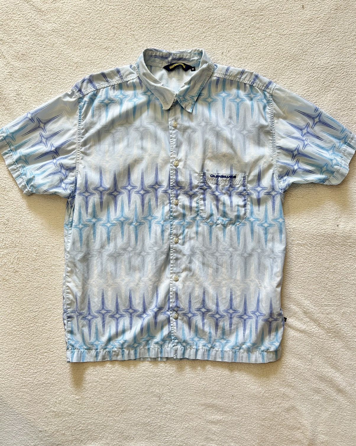 Quiksilver Quiksilver Shirt Hawaiian Vintage Mr Vegas Saphir Surf Shine Size US M / EU 48-50 / 2 - 3 Thumbnail