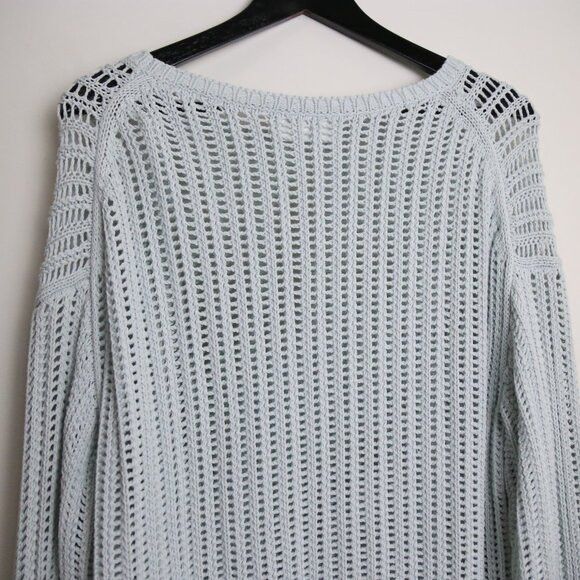 Aritzia Aritzia Wilfred Free Afterglow Glacier Blue Mesh Sweater Size S / US 4 / IT 40 - 8 Thumbnail