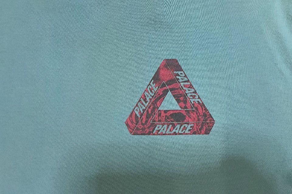 Palace Palace skeledon aqua tee Size US L / EU 52-54 / 3 - 3 Thumbnail