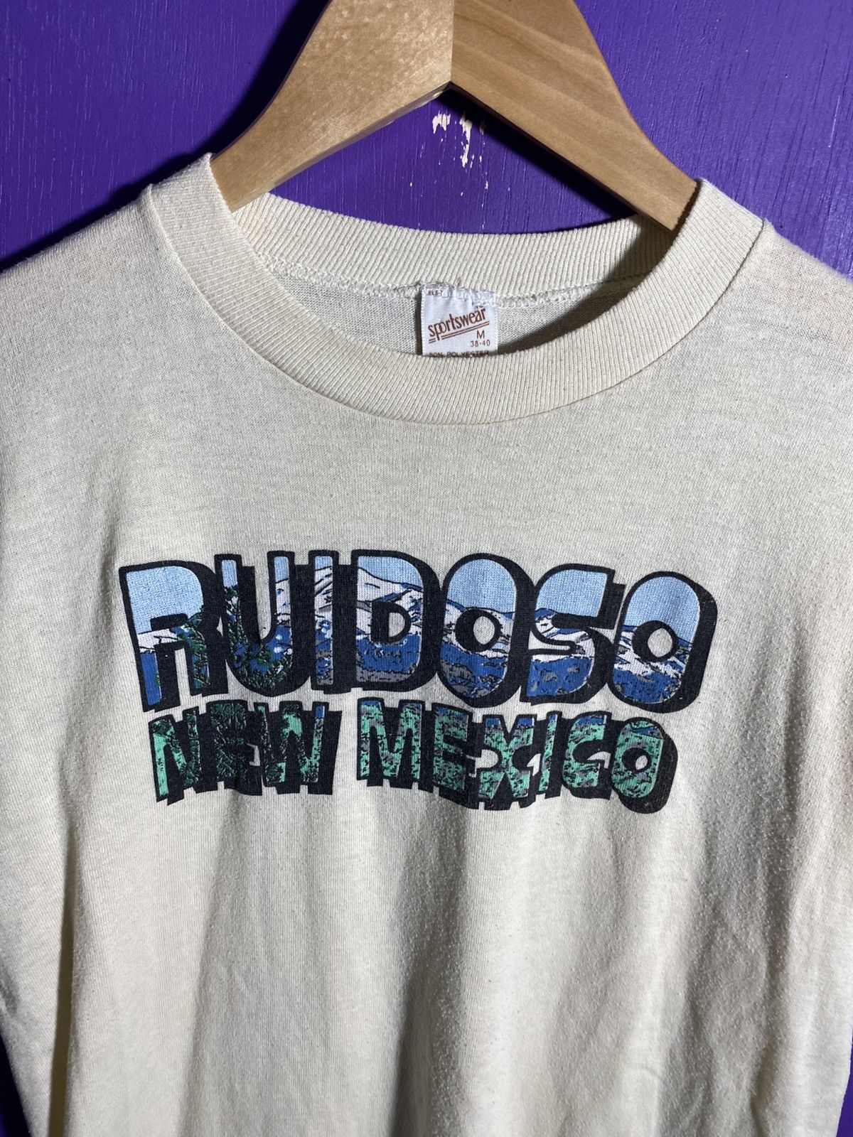 Vintage Vintage 70s Ruidoso New Mexico t-shirt Size US M / EU 48-50 / 2 - 3 Thumbnail