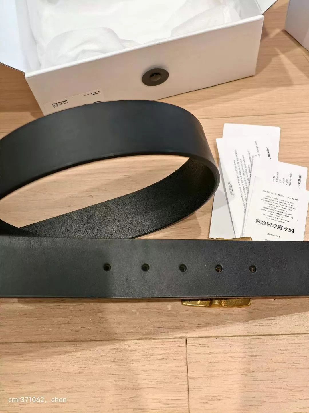 Visvim VISVIM 24AW PLAIN BELT 40MM Blk w38 Horween Leather Size ONE SIZE - 3 Thumbnail