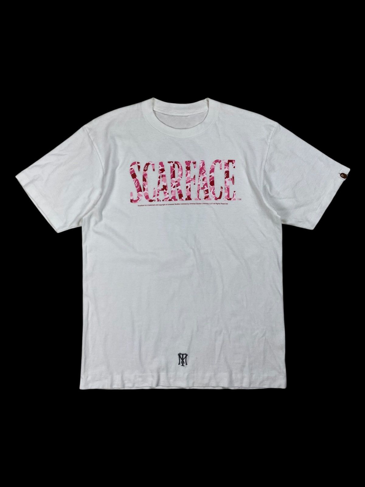 Bape Bape Scarface Pink Camo T-Shirt Size US M / EU 48-50 / 2 - 1 Thumbnail