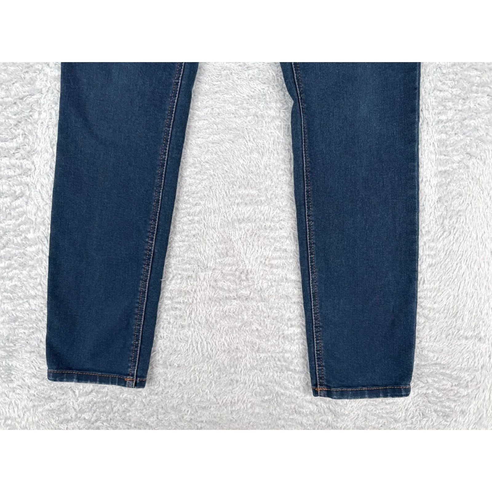 Vintage D.Jeans Jeans Womens 6P Blue Denim Skinny Dark Wash Mid Rise Cotton Blend 28x28 Size 28" / US 6 / IT 42 - 2 Thumbnail