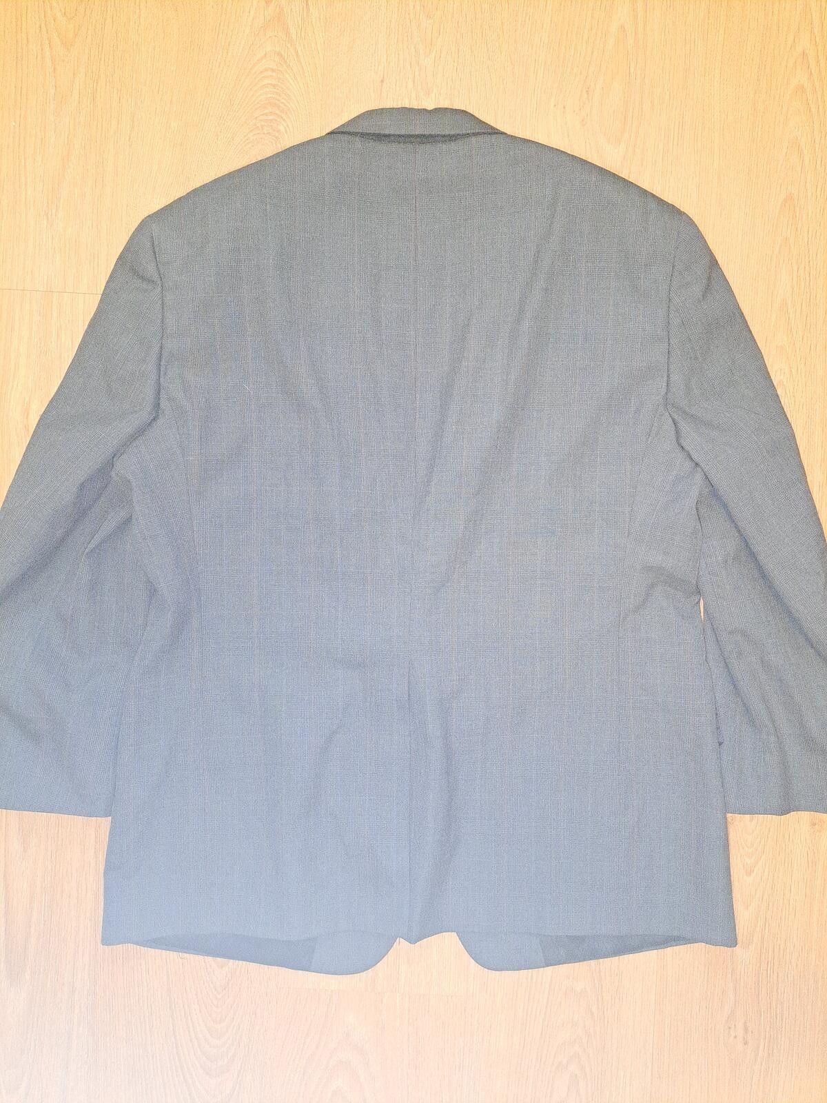 Hart Schaffner Marx Hart Schaffner Marx Sport Coat Mens 46R Gray Glen Plaid Size 46R - 9 Thumbnail