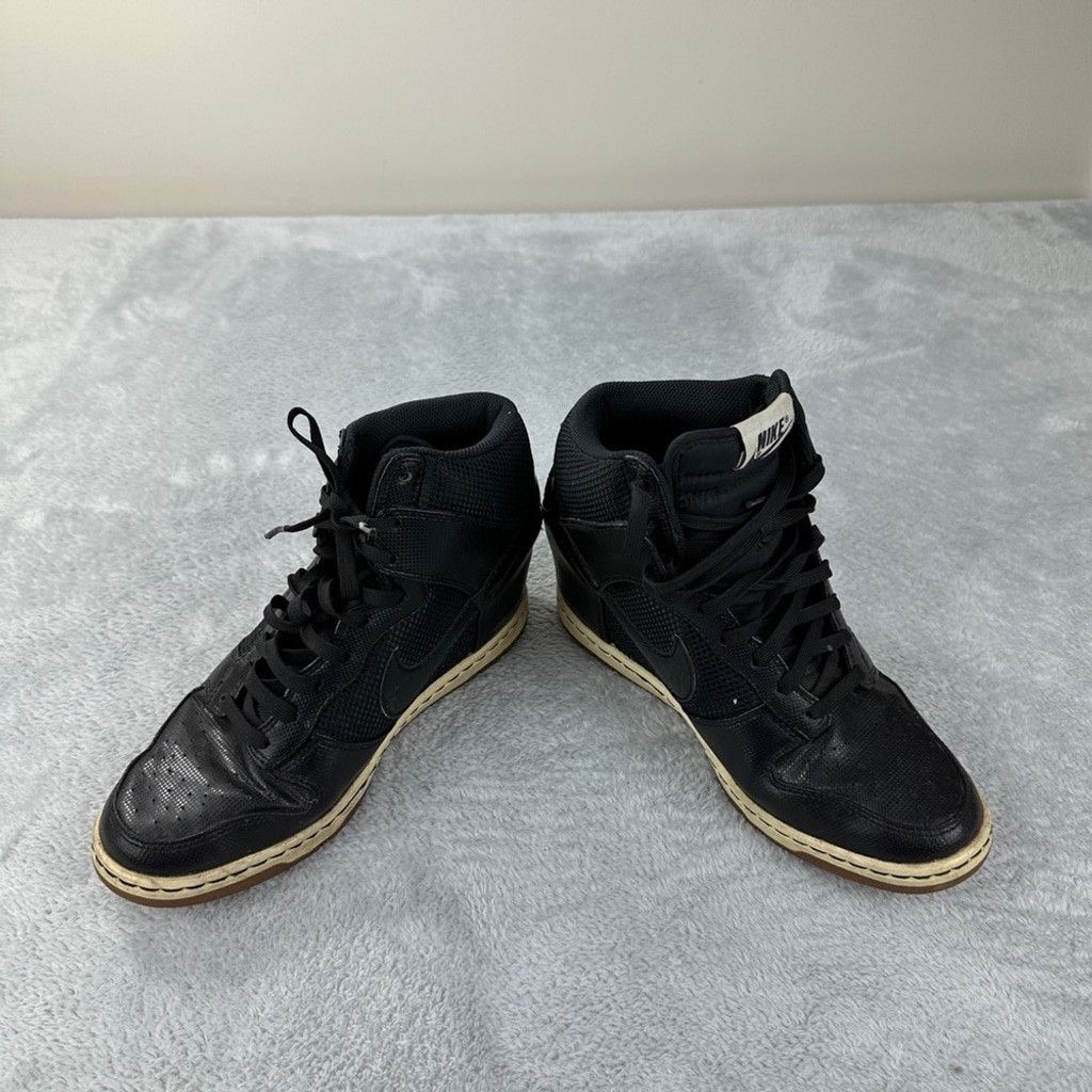 Nike Nike Women Sz 9.5 US/7 UK/41 EU Dunk Sky Hi Black Essential Size US 9.5 / IT 39.5 - 5 Thumbnail