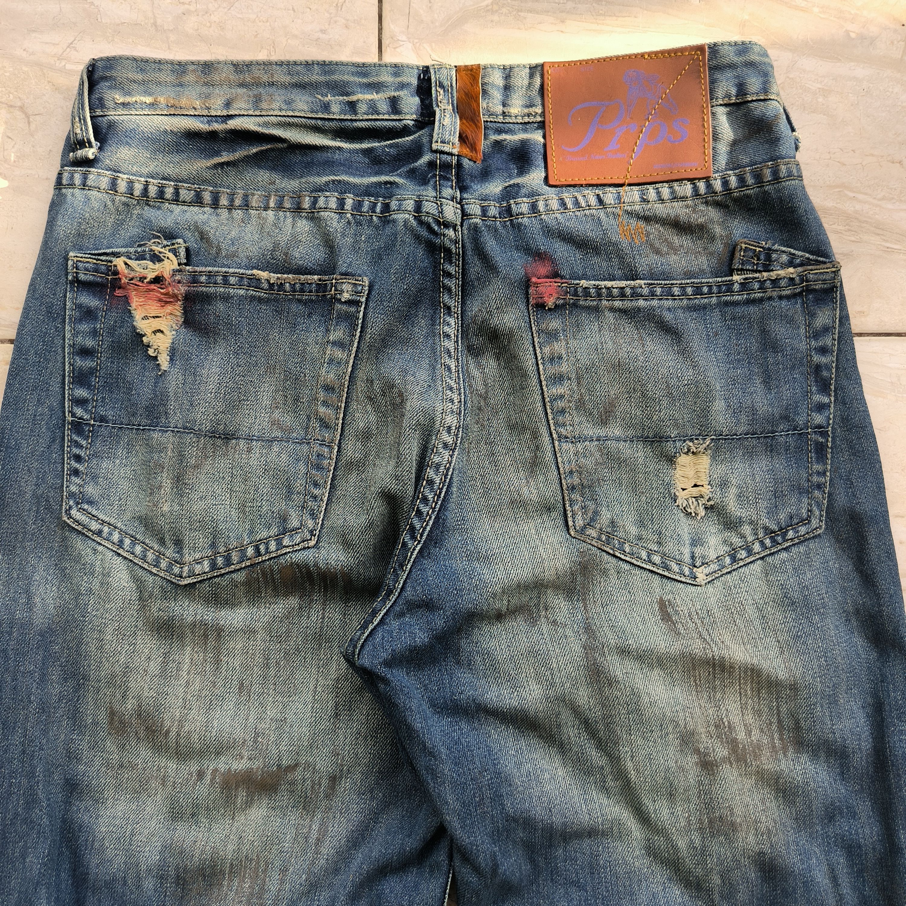 Prps Prps Denim Jeans Grunge Style Size US 30 / EU 46 - 10 Thumbnail